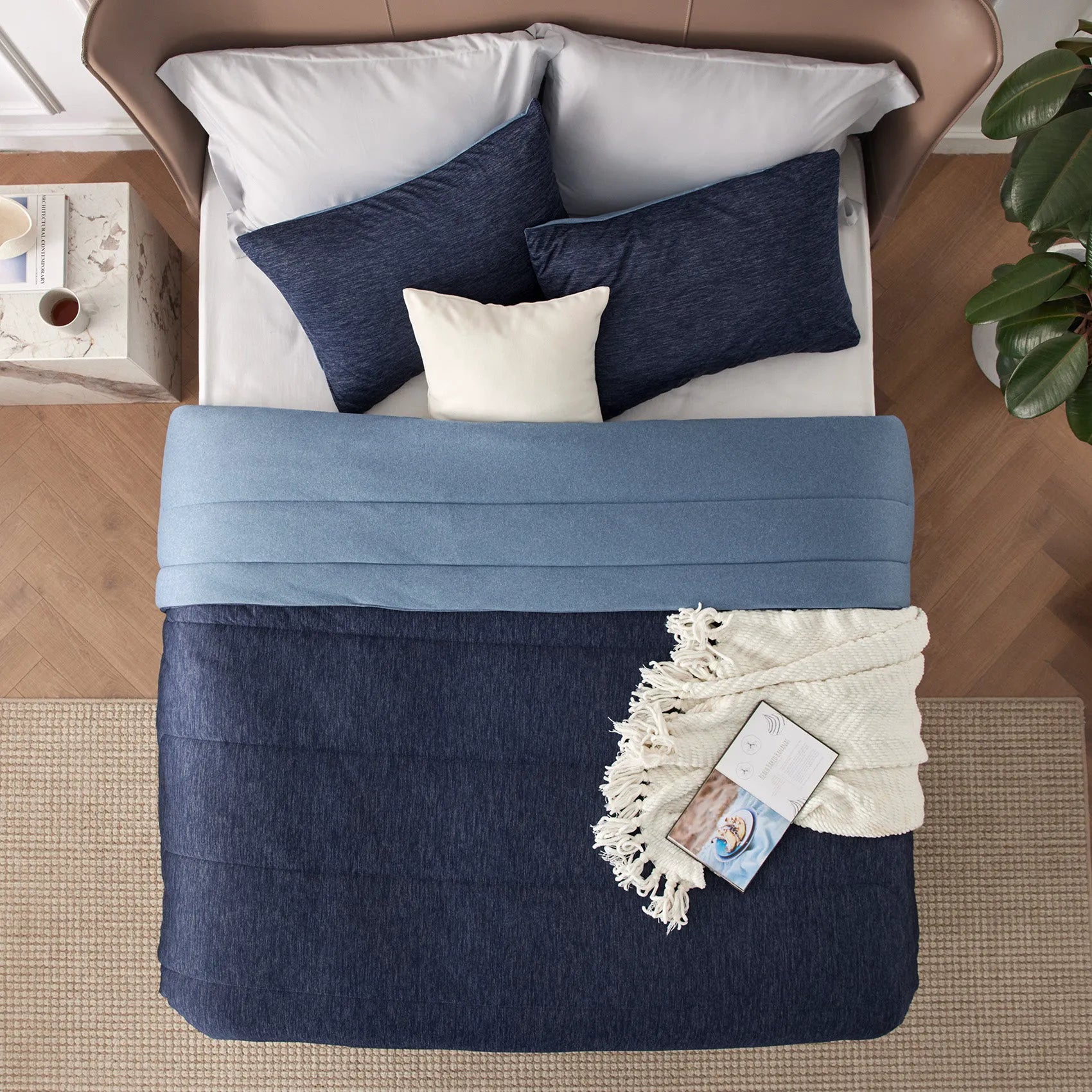 Reversible Warm & Cooling Comforter Set