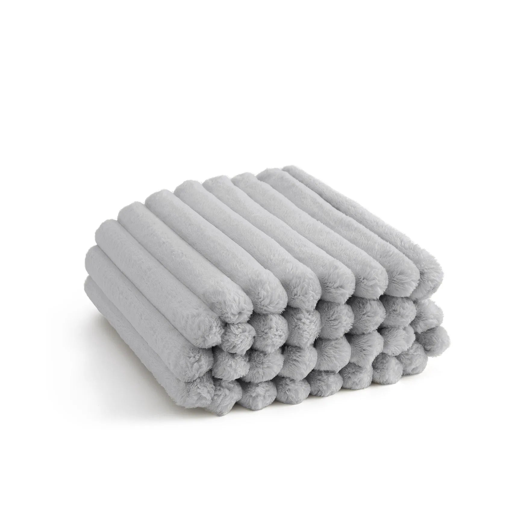 Luxplush Striped Throw Blanket