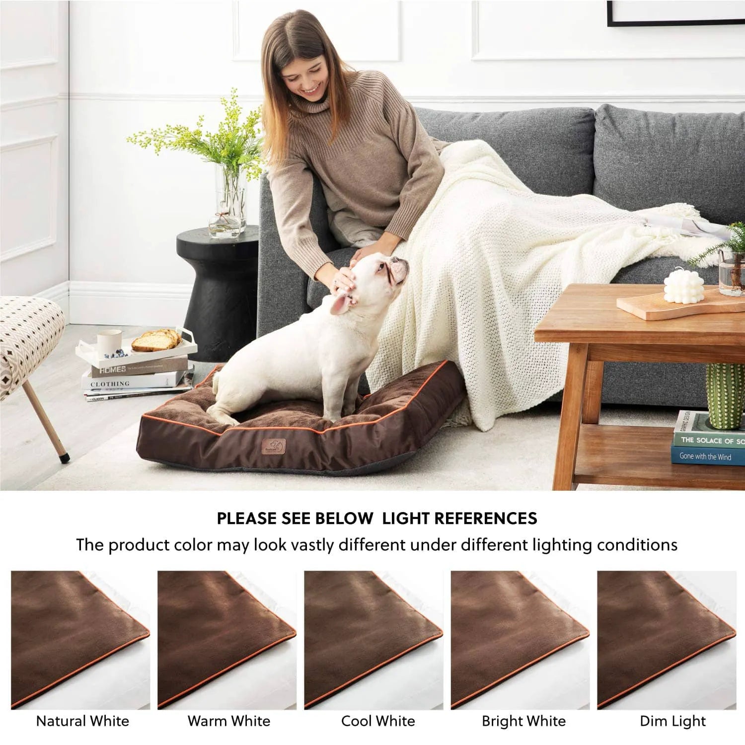 Luxury Waterproof Plush Dog Bed
