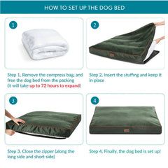 Luxury Waterproof Plush Dog Bed