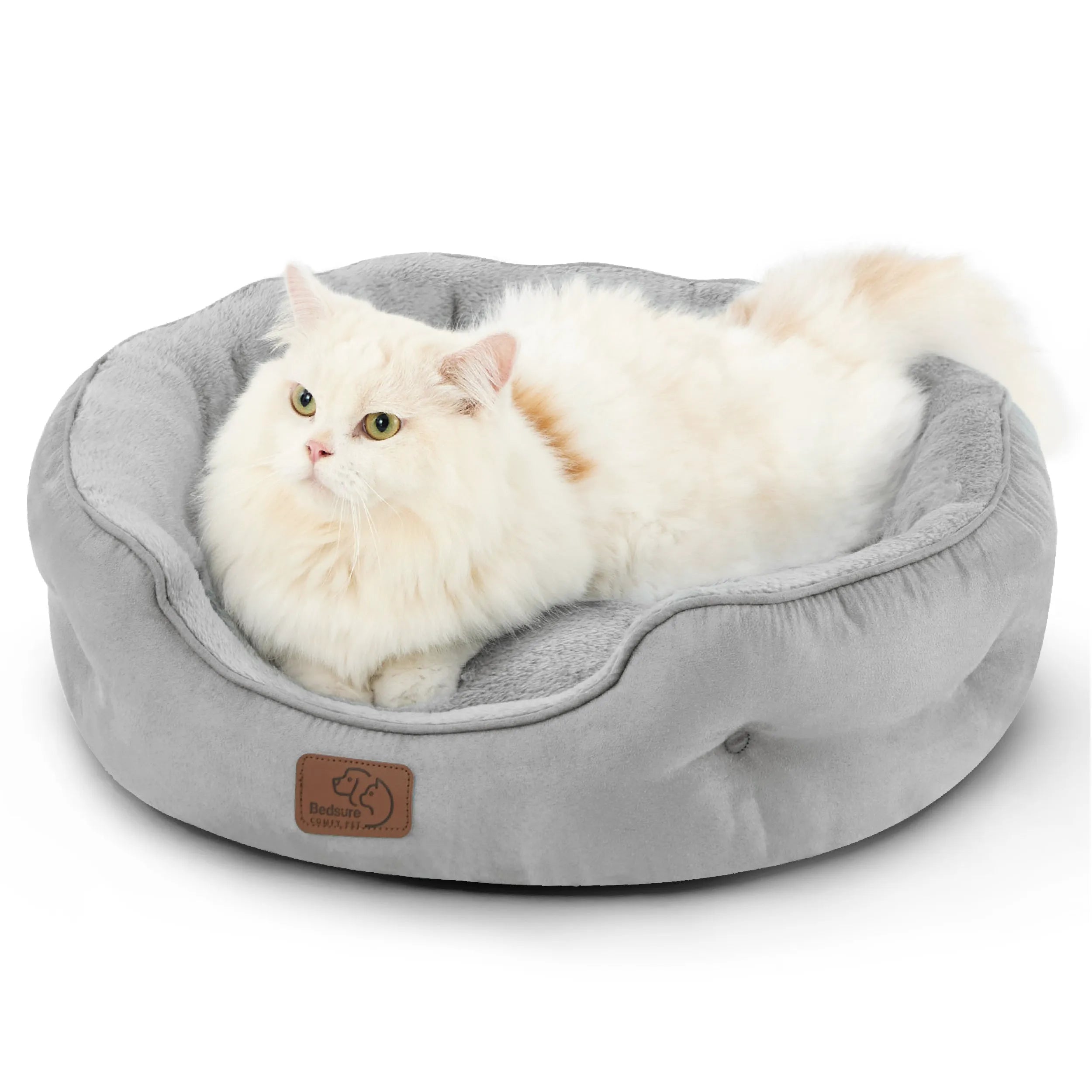 Round Solid Pet Bed