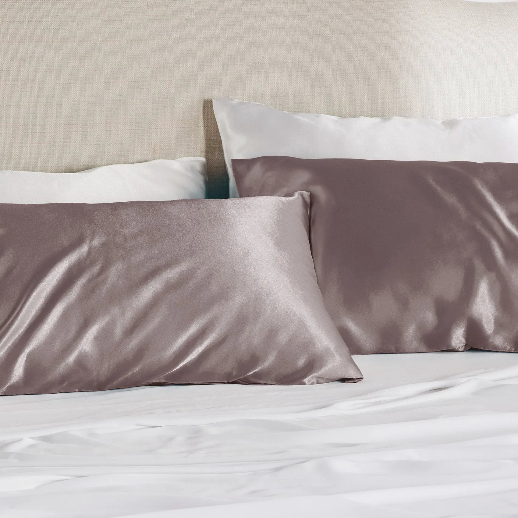 Luxurious Solid Satin Pillowcase