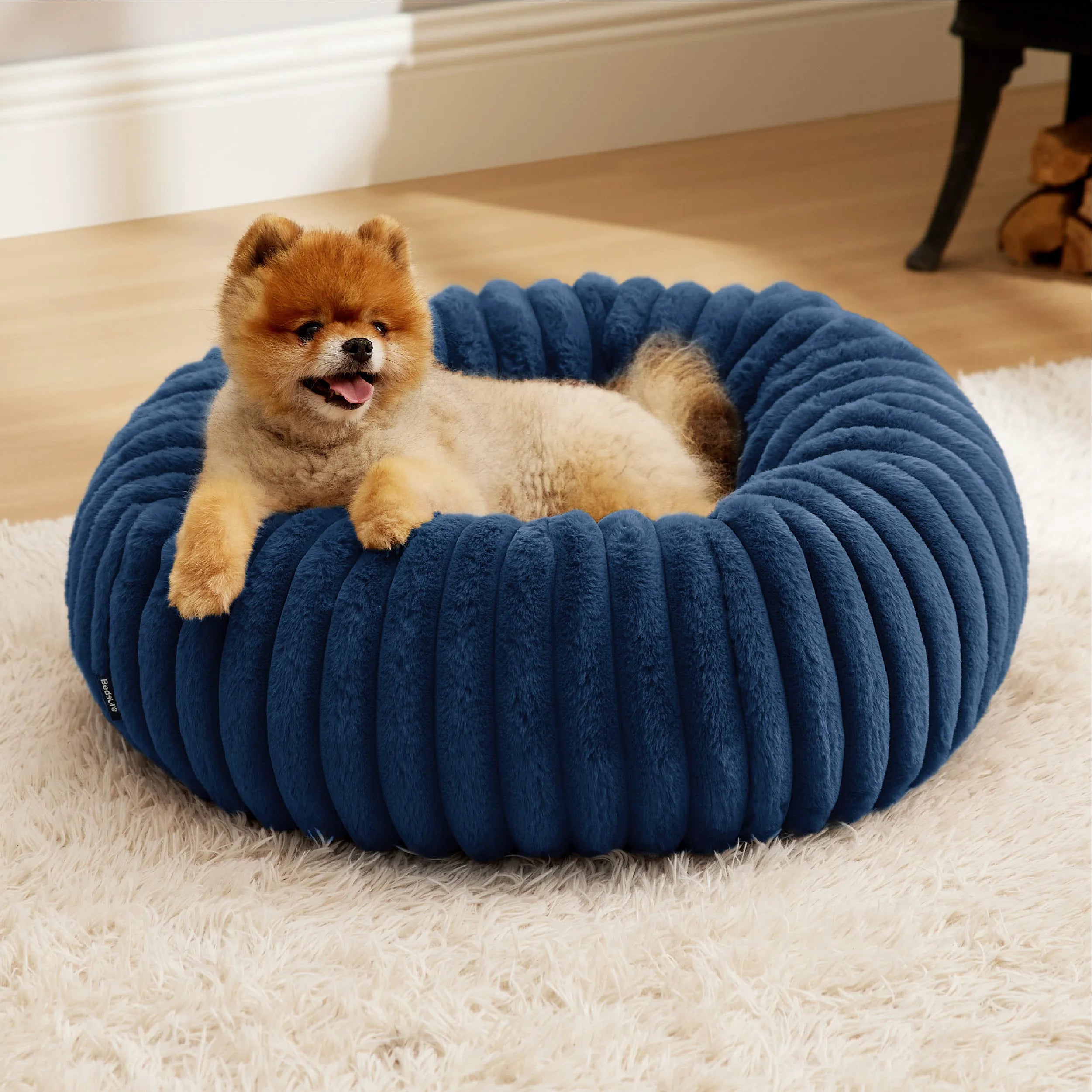 ComfyFleece™ Donut Dog Bed