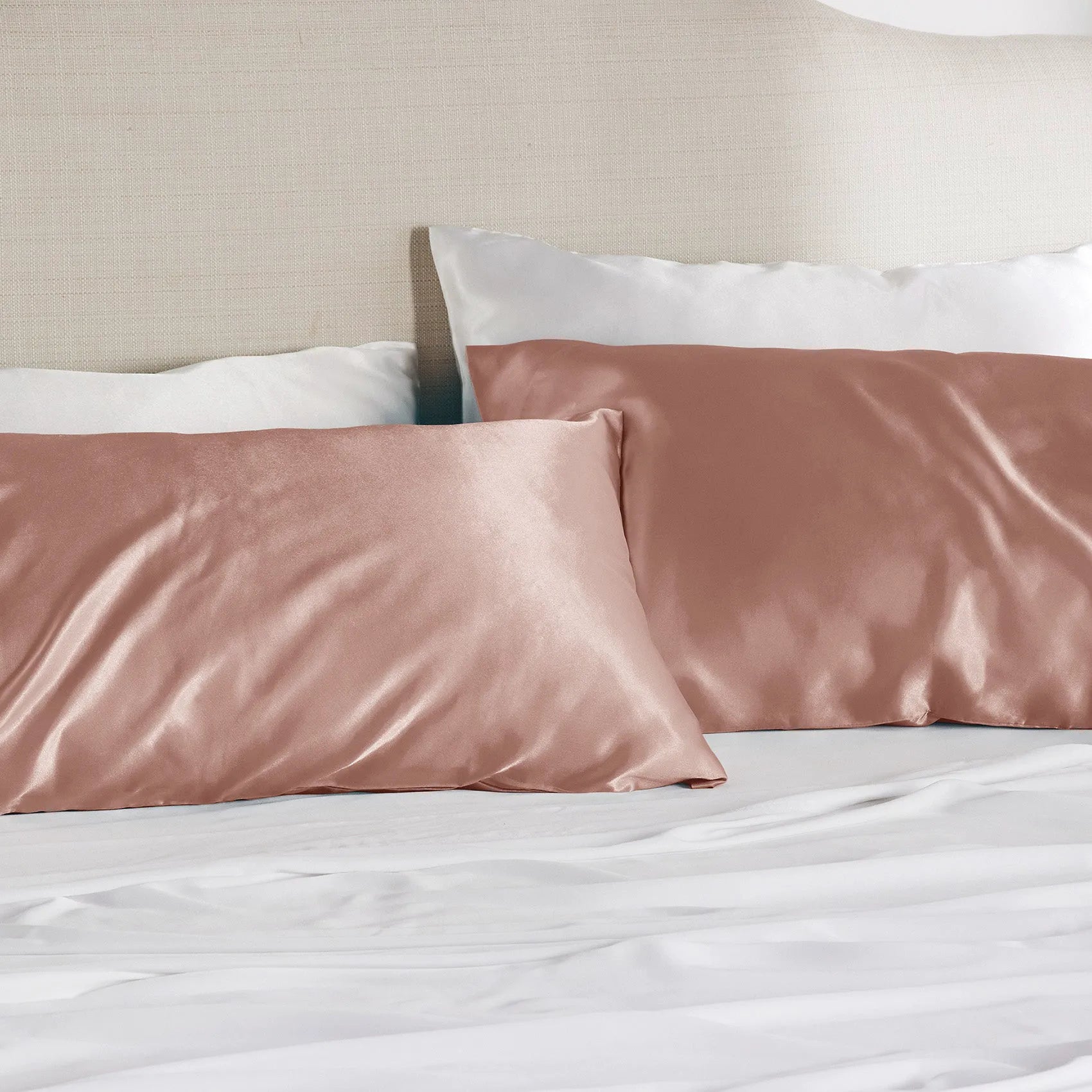 Luxurious Solid Satin Pillowcase
