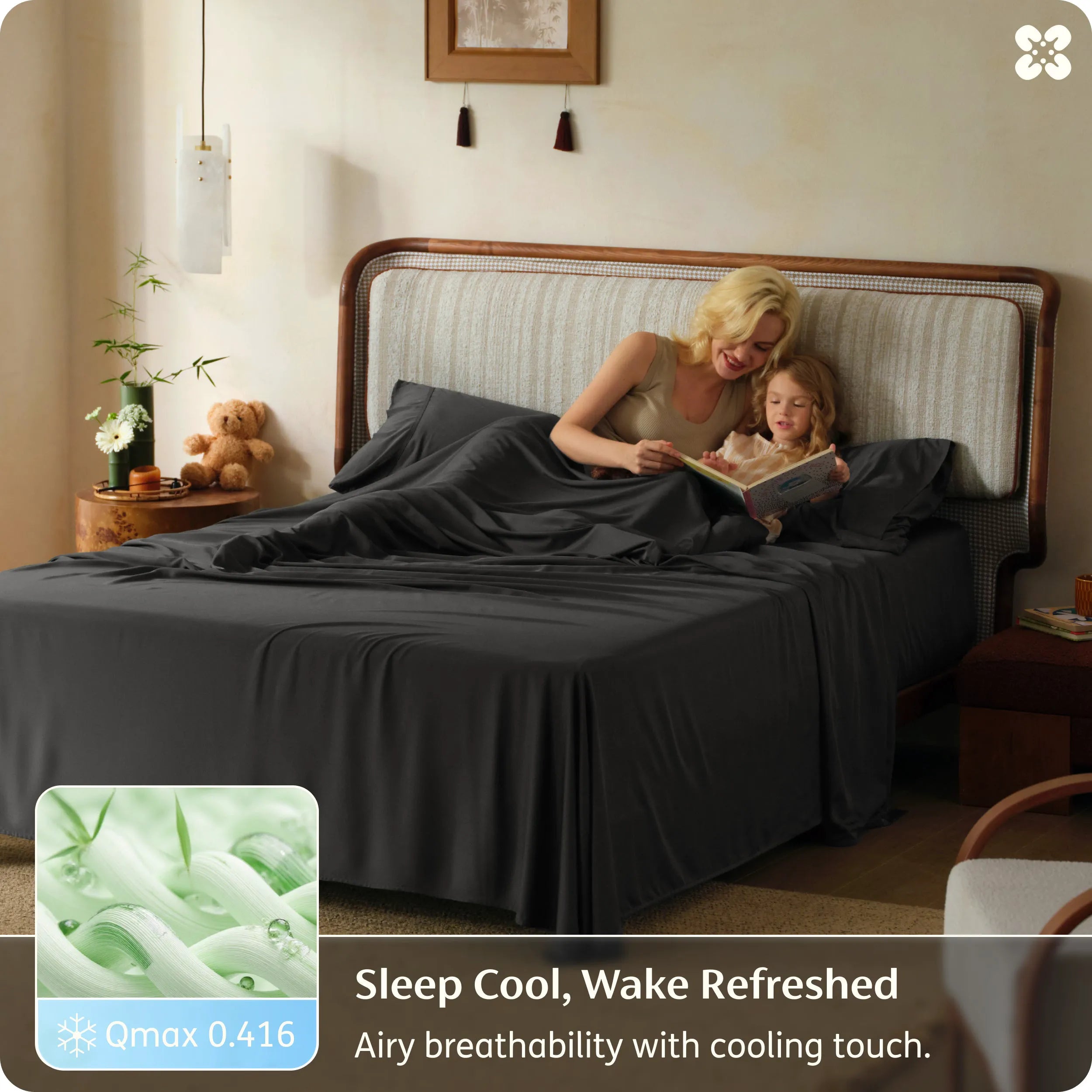 PureWoven™ Organic Bamboo Viscose Sheet Set