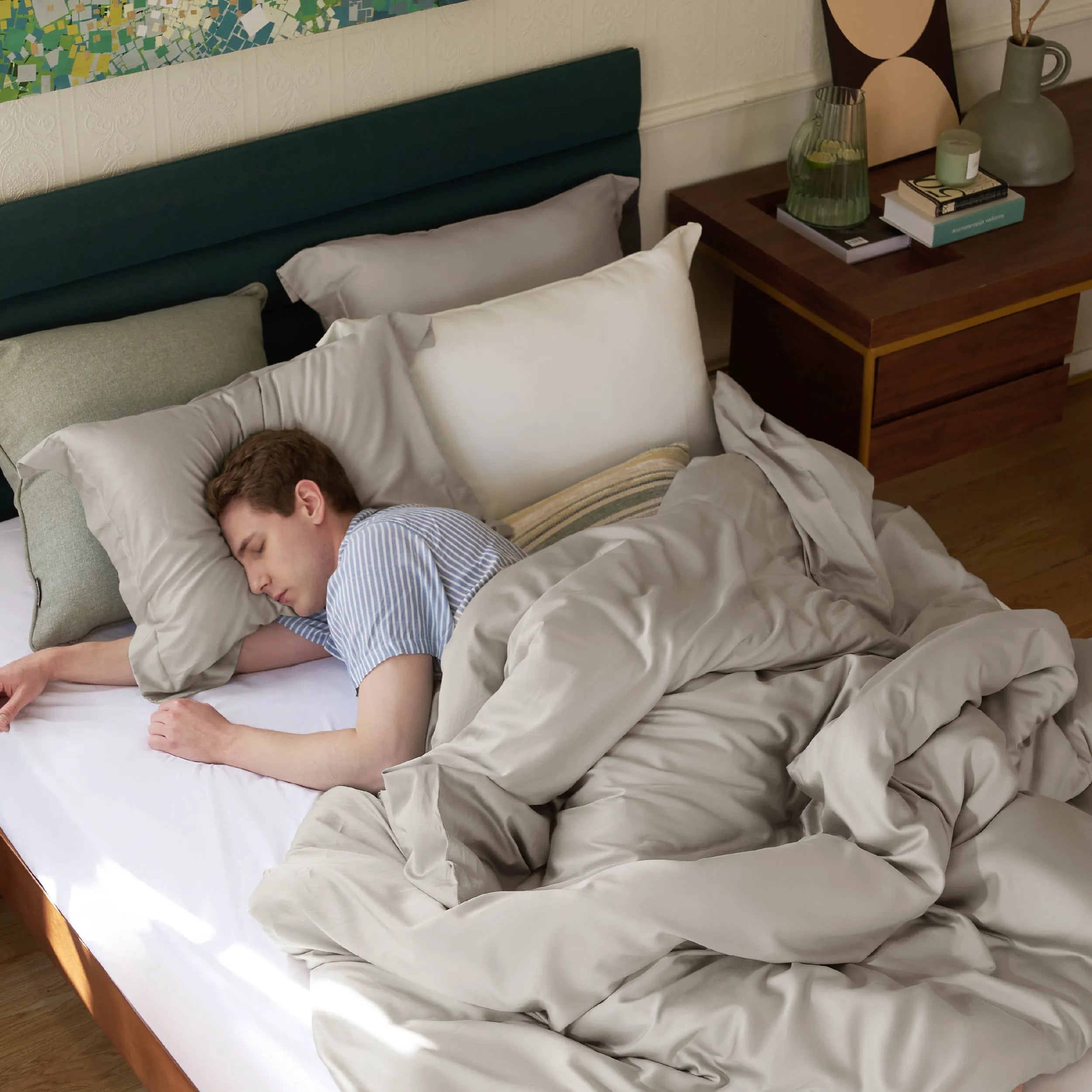 Lyocell Cotton Blend Duvet Cover Set
