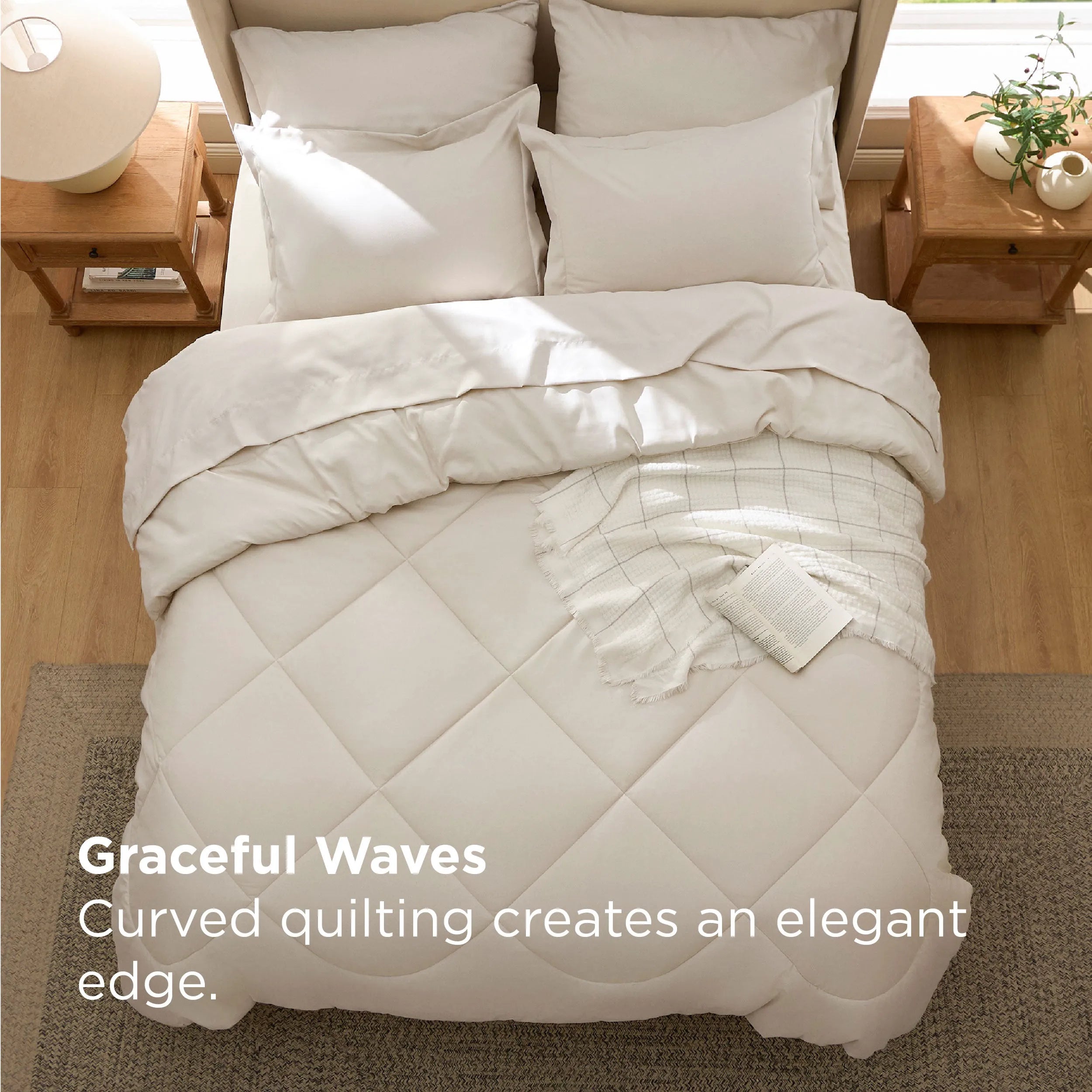 Diamond Quilted Bed-in-a-Bag