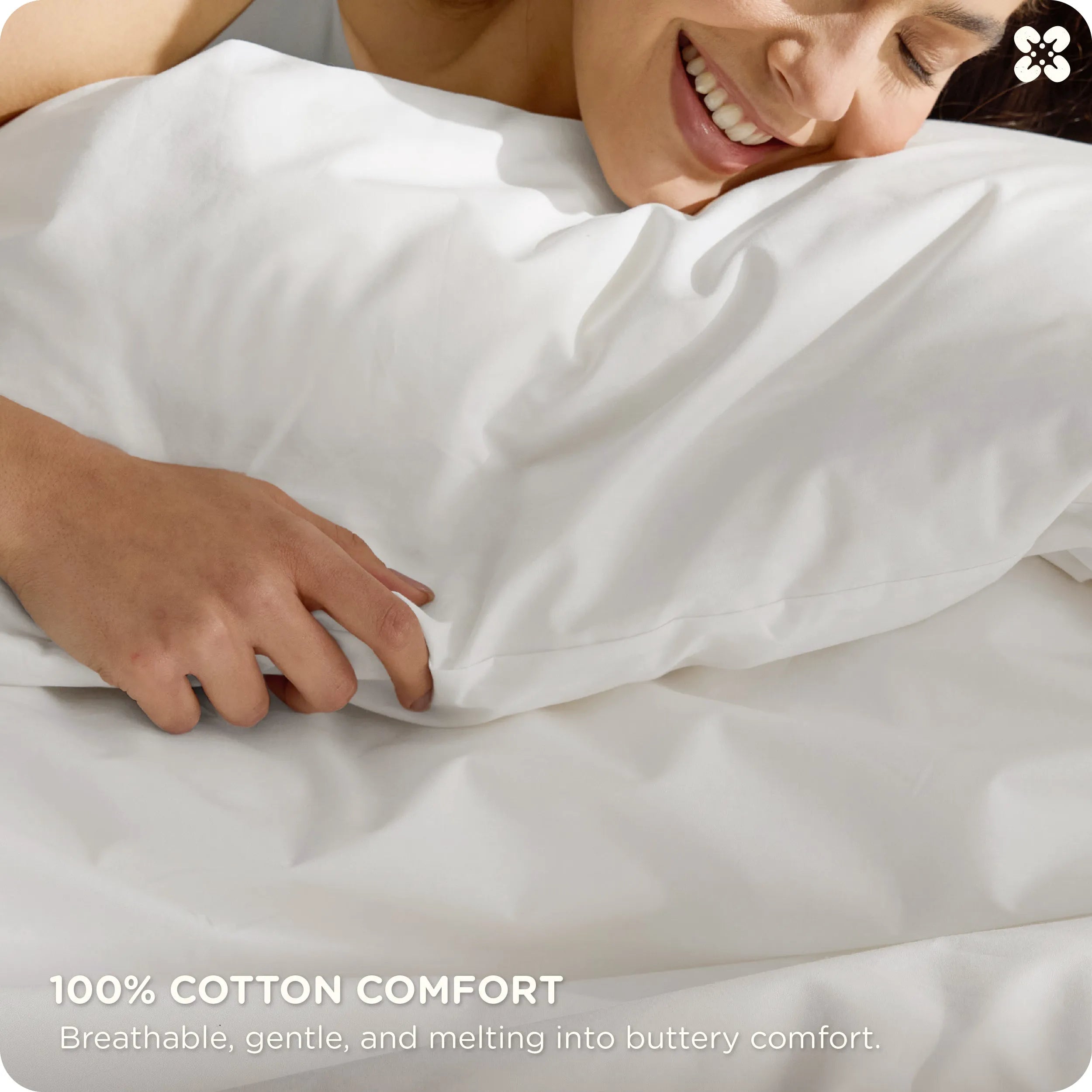 PureWoven™ Cotton Embroidered Hotel Duvet Cover Set
