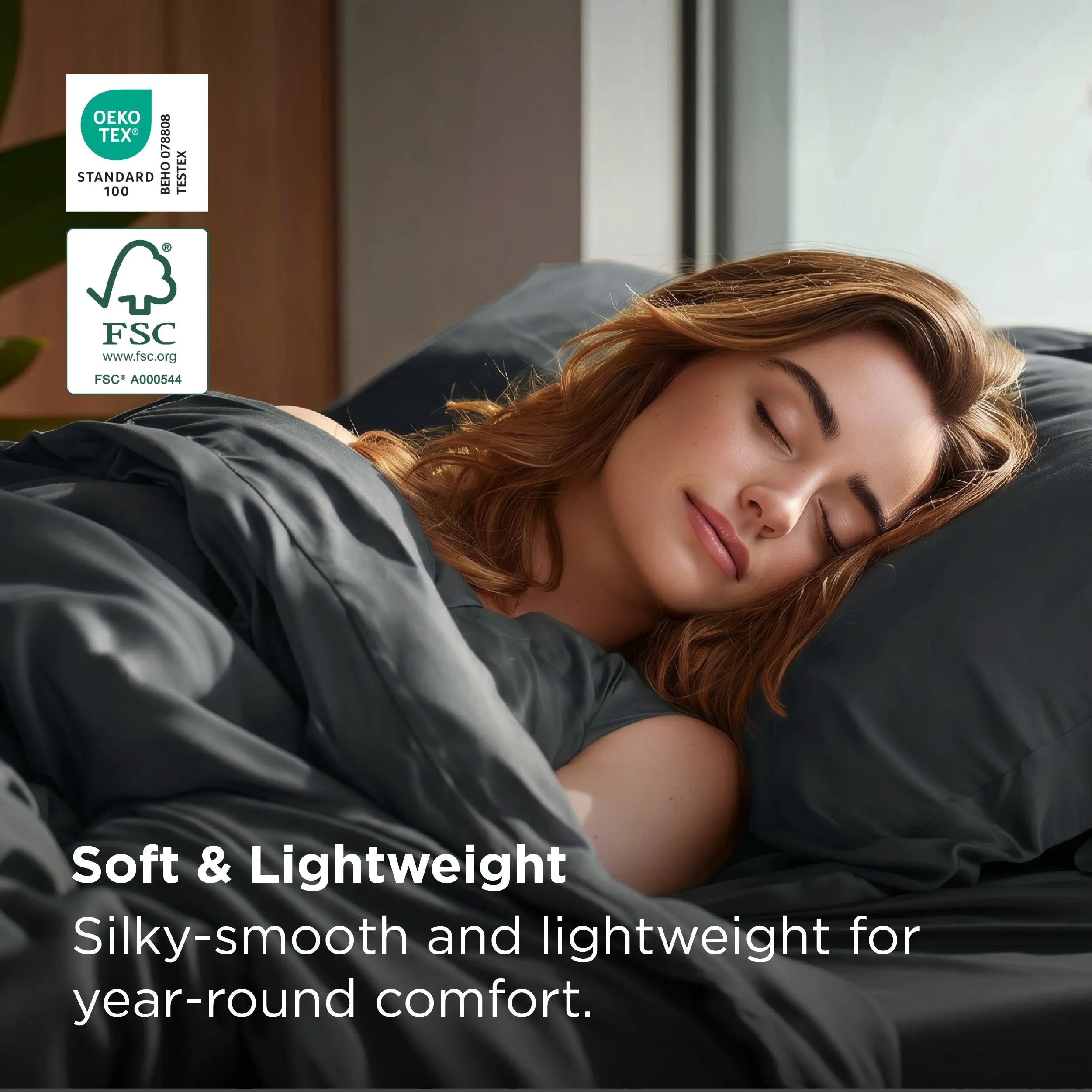 PureWoven™ Bamboo Rayon Duvet Cover Set