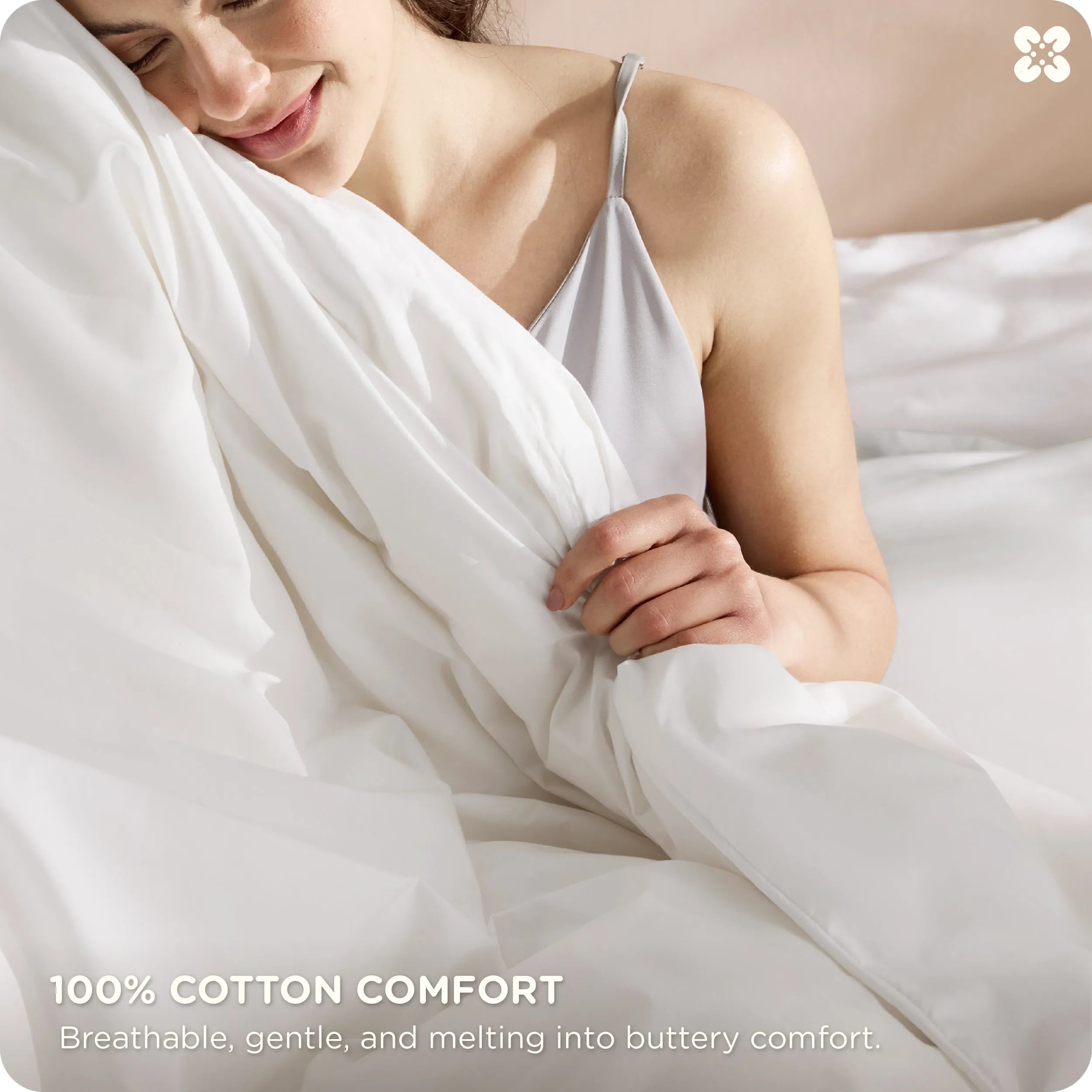 PureWoven™ Cotton Embroidered Hotel Duvet Cover Set