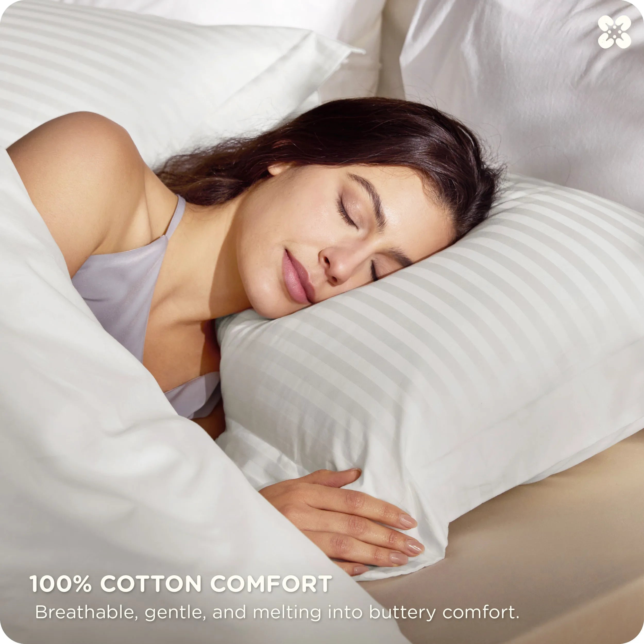 PureWoven™ Cotton Embroidered Hotel Duvet Cover Set
