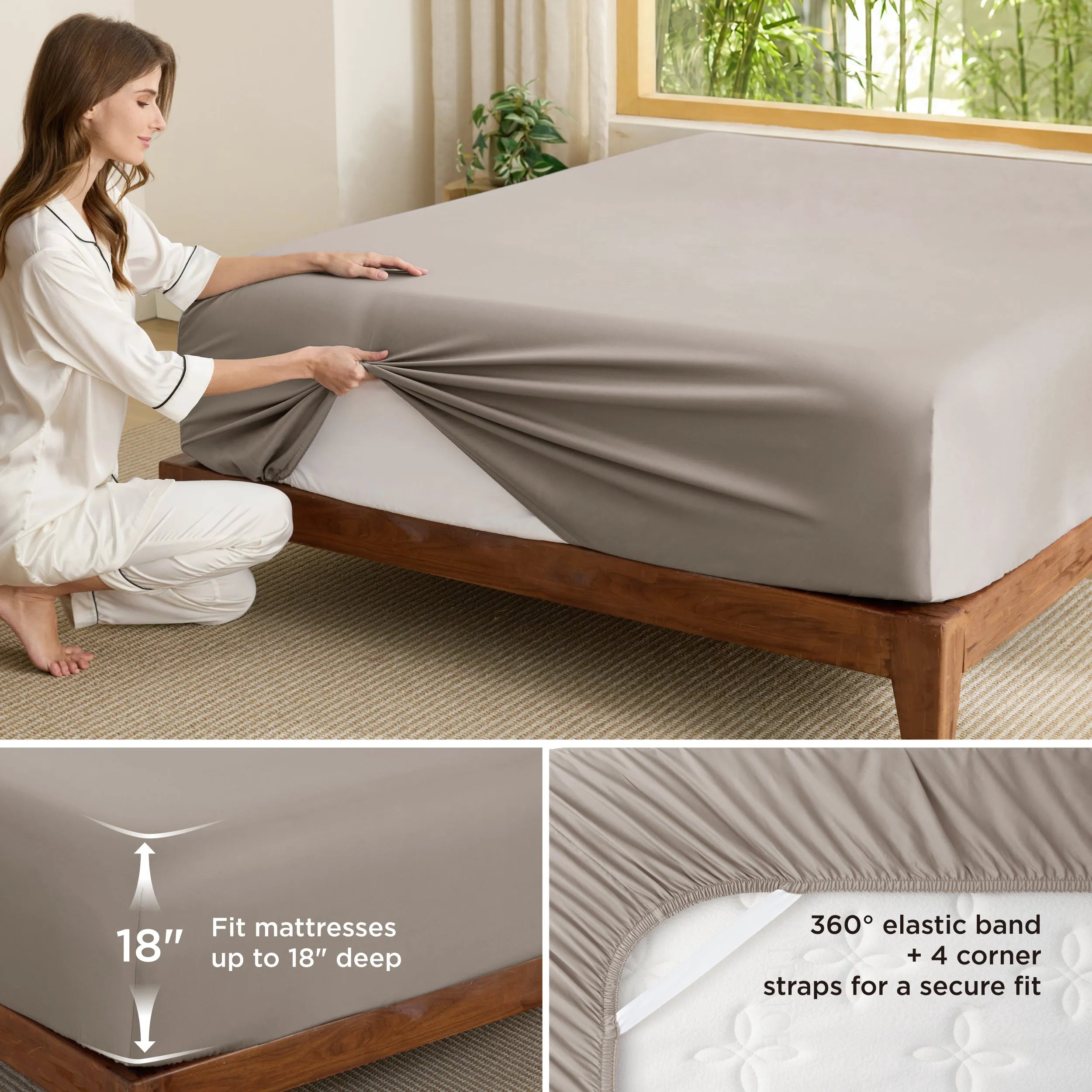 Rayon from Bamboo Fitted Sheet