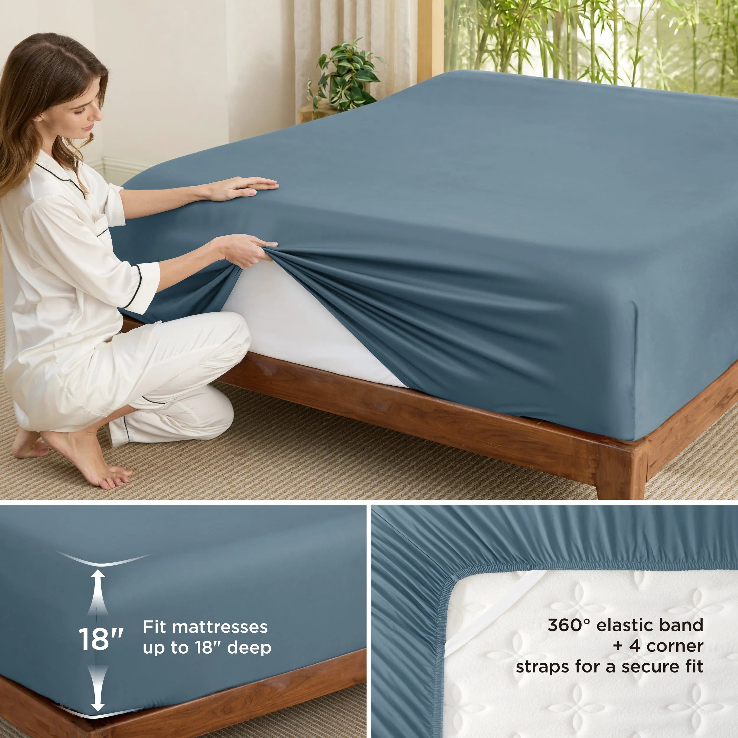 Rayon from Bamboo Fitted Sheet