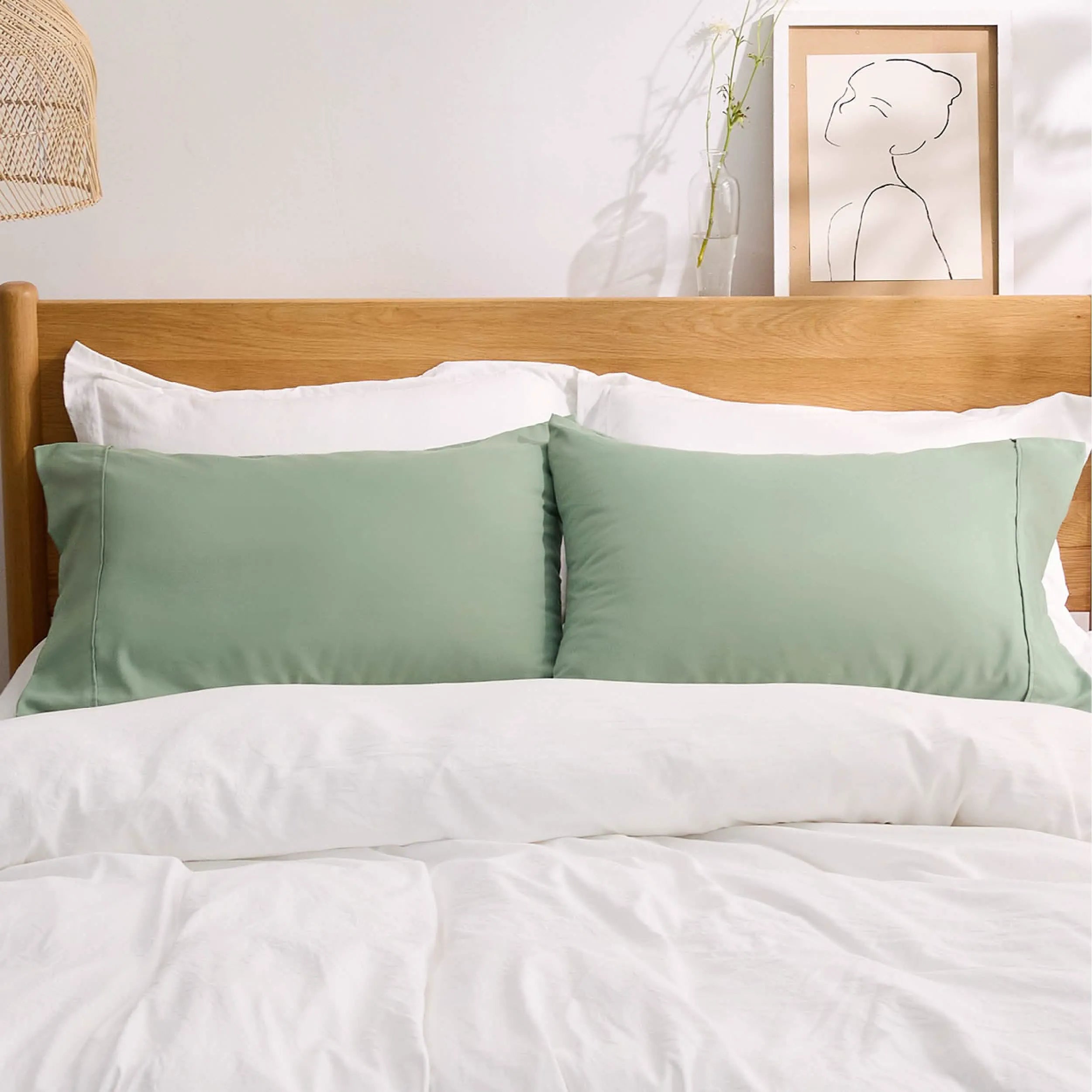 Fade & Stain Resistant Microfiber Pillowcase