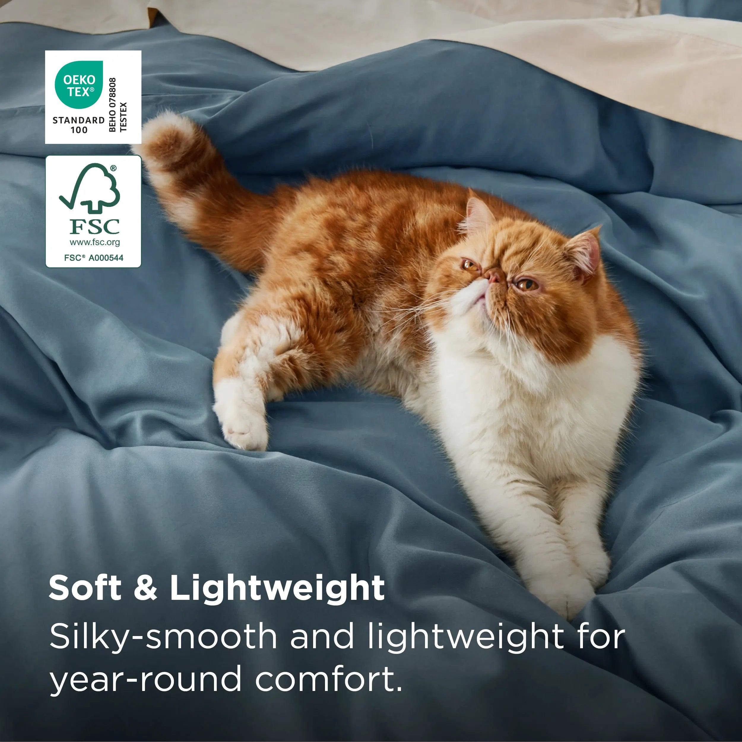 PureWoven™ Bamboo Rayon Duvet Cover Set