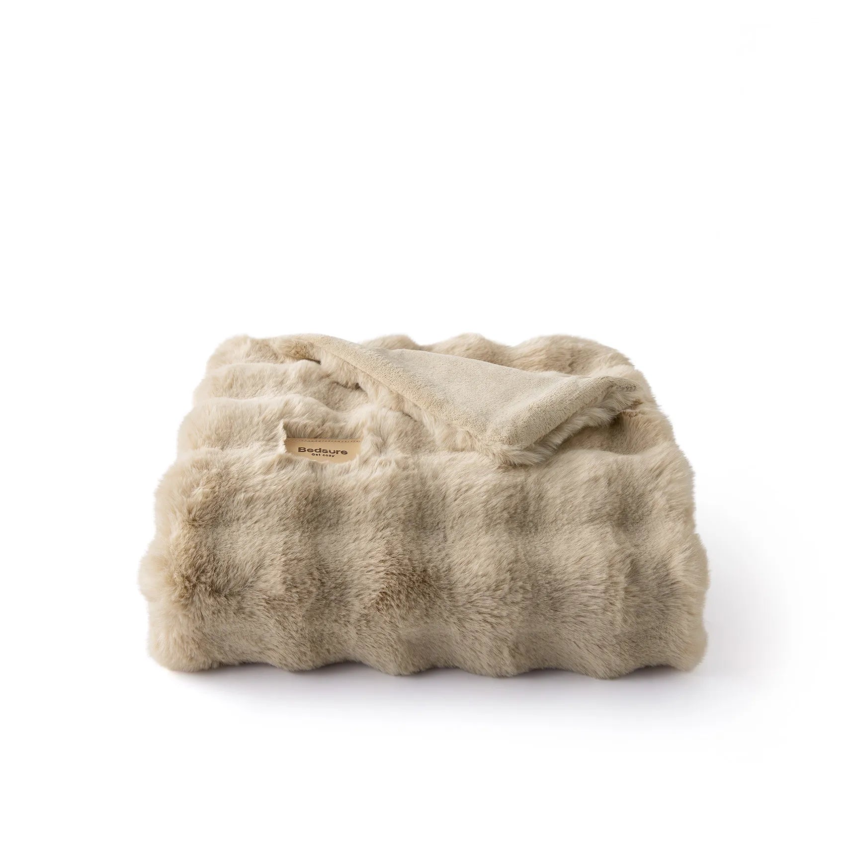 Faux Fur Bubble Blanket