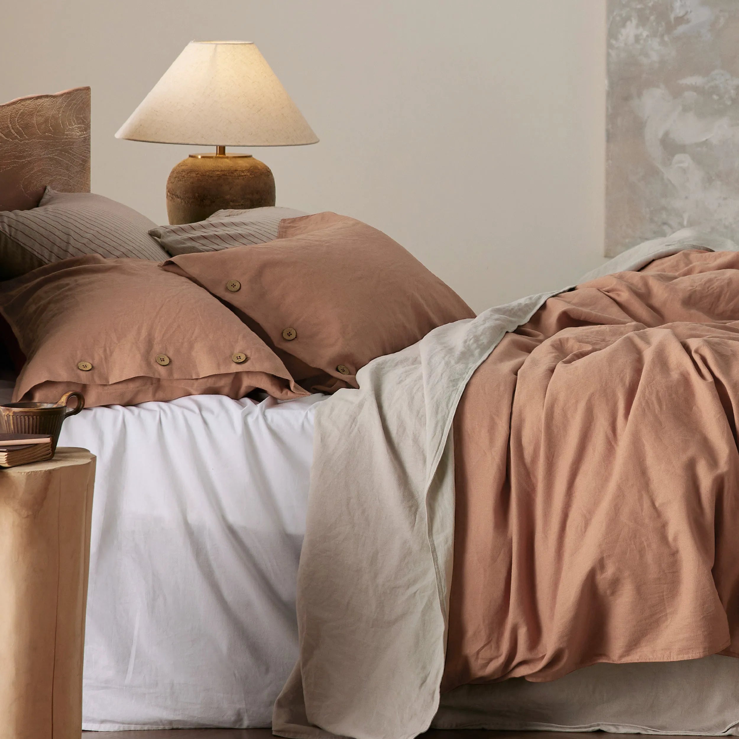 PureWoven™ Cotton-Linen Blend Duvet Cover Set