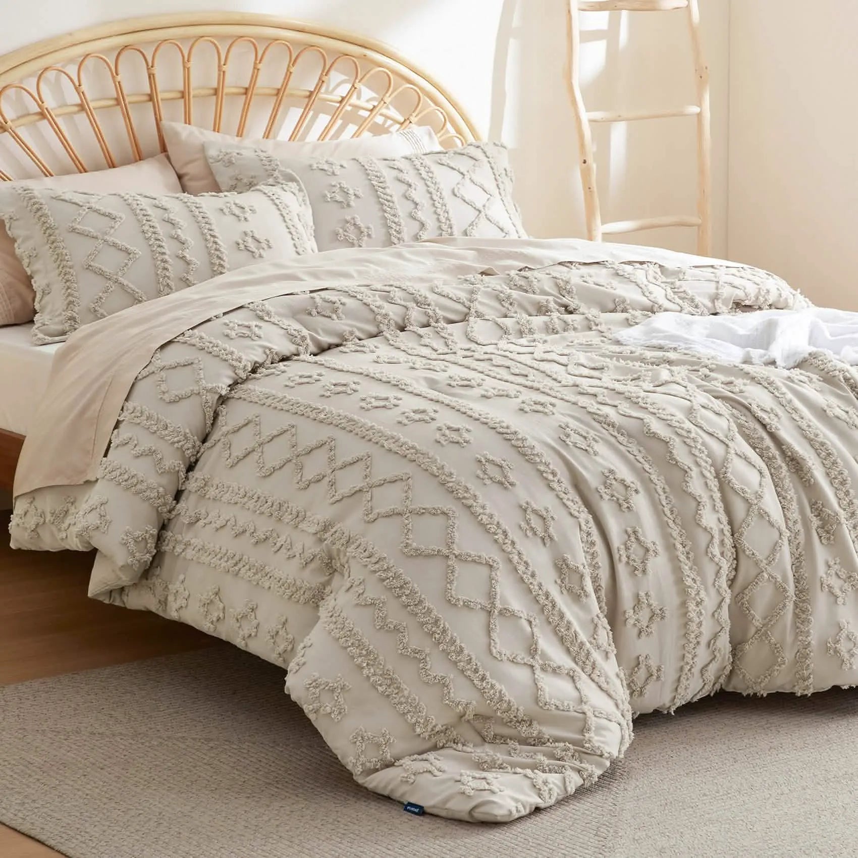 Boho Deluxe Embroidered Comforter Set