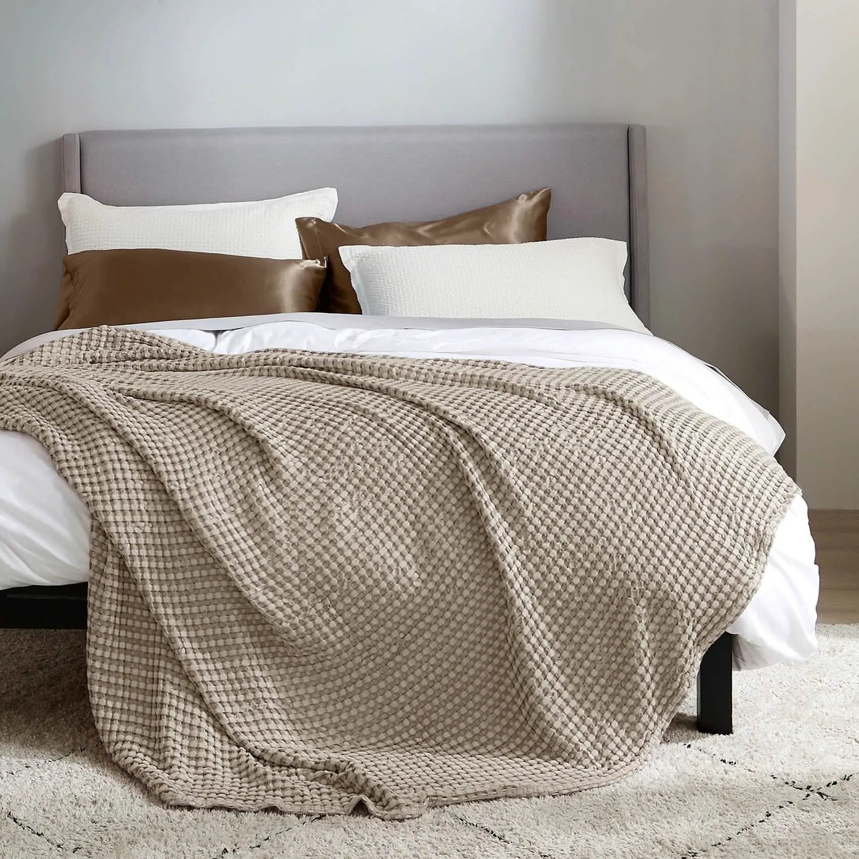 Bamboo Rayon Waffle Blanket