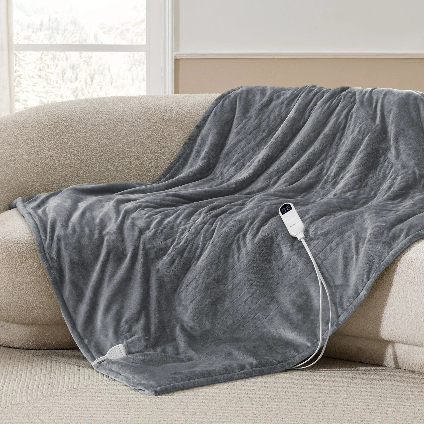 Heated Flannel Blanket