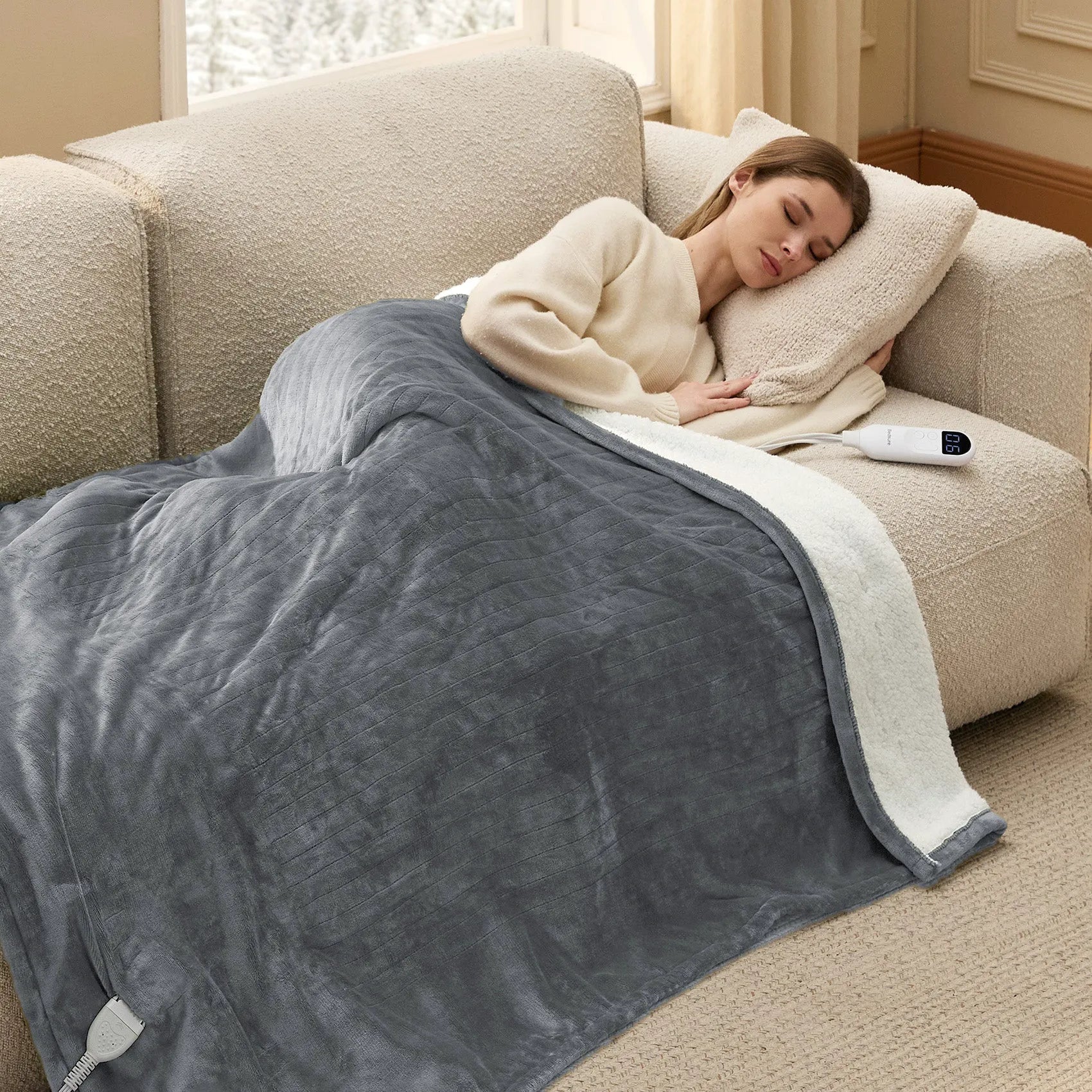 Heated Flannel Blanket