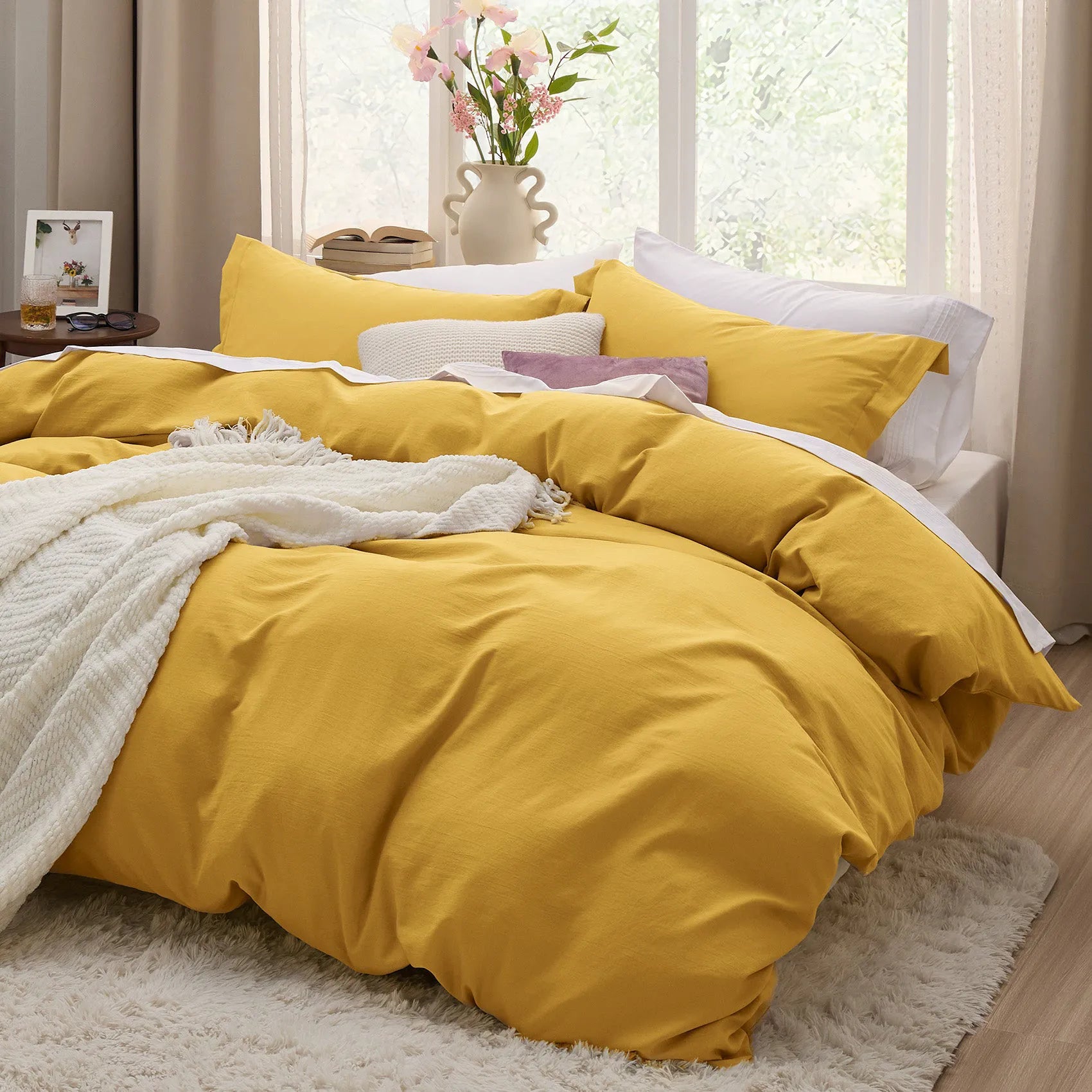 Ultra-Soft Hypoallergenic Microfiber Duvet Cover Set