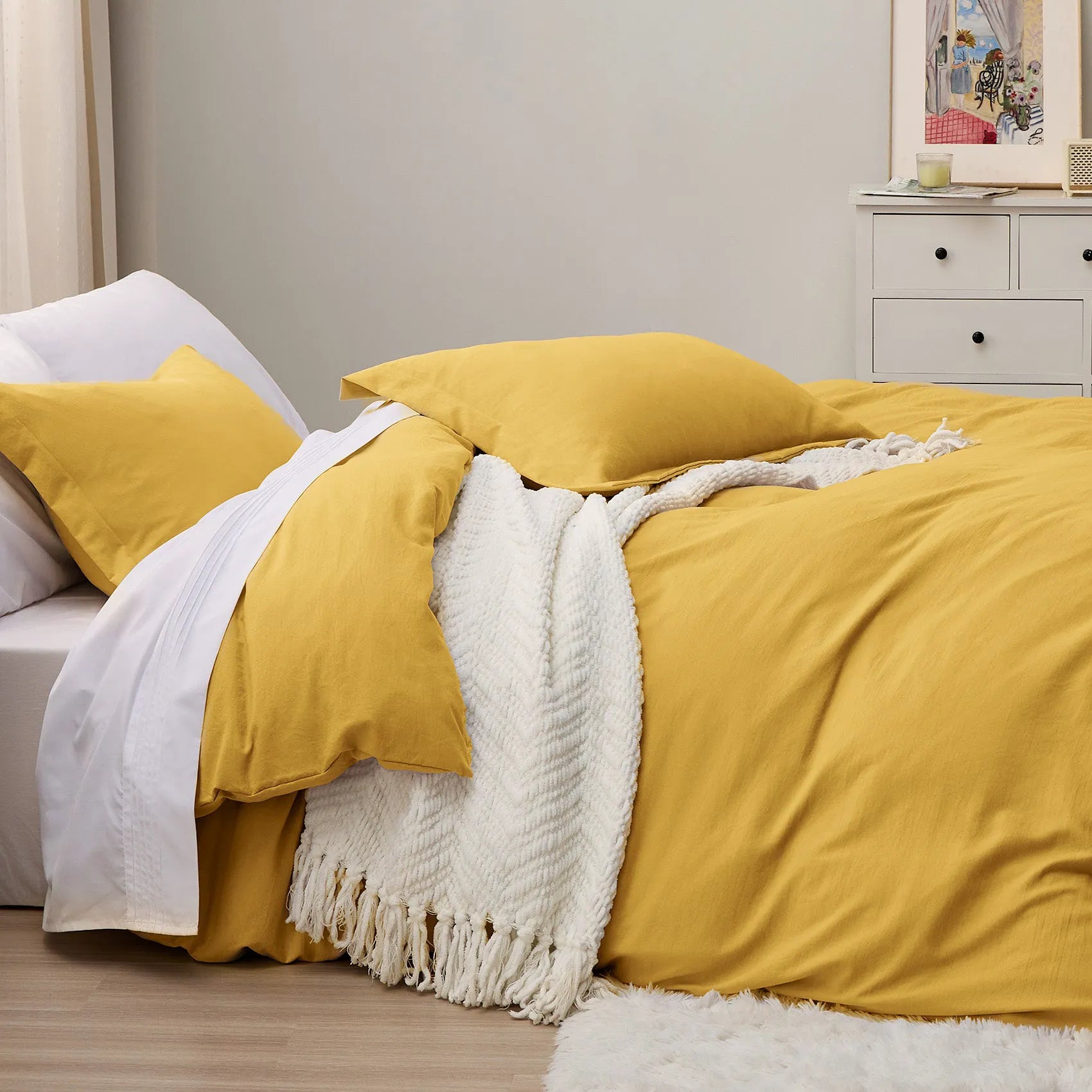 Ultra-Soft Hypoallergenic Microfiber Duvet Cover Set