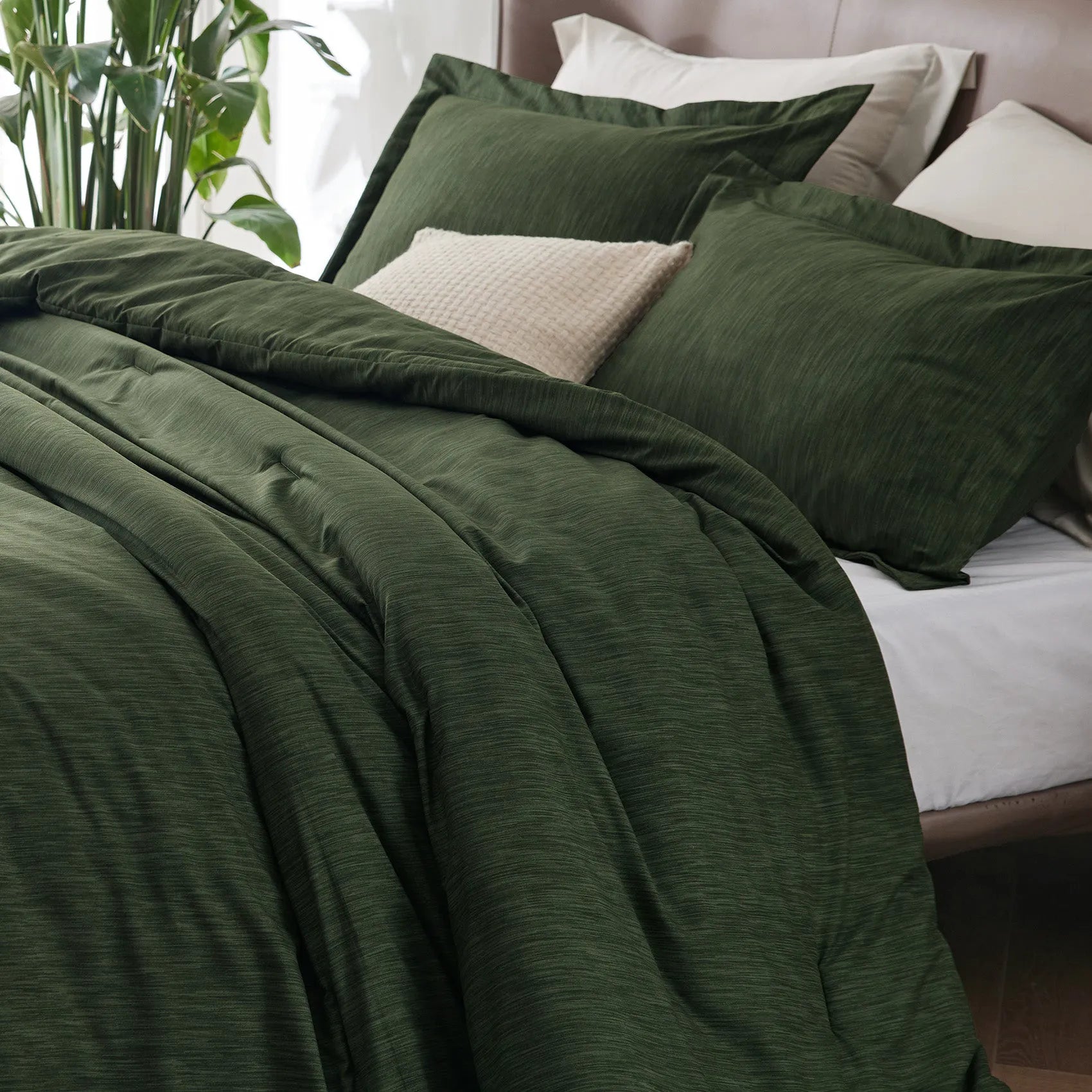 Cationic Dye Comforter Set - 90gsm