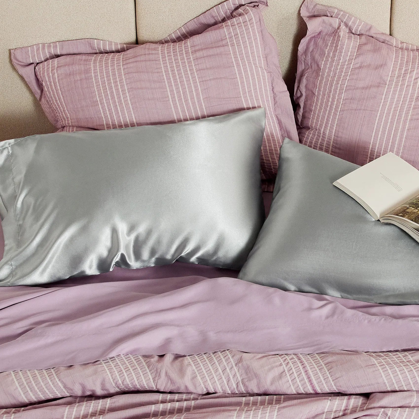 Luxurious Solid Satin Pillowcase