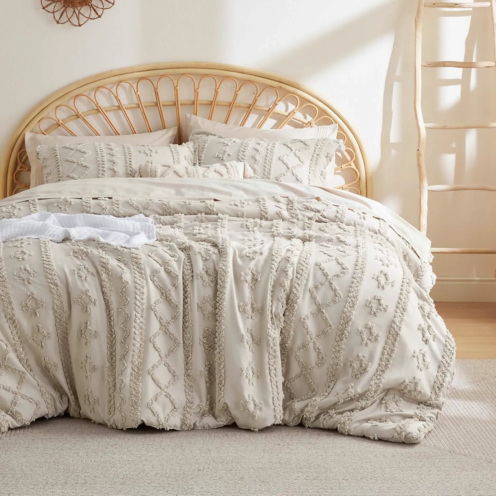 Boho Deluxe Embroidered Comforter Set