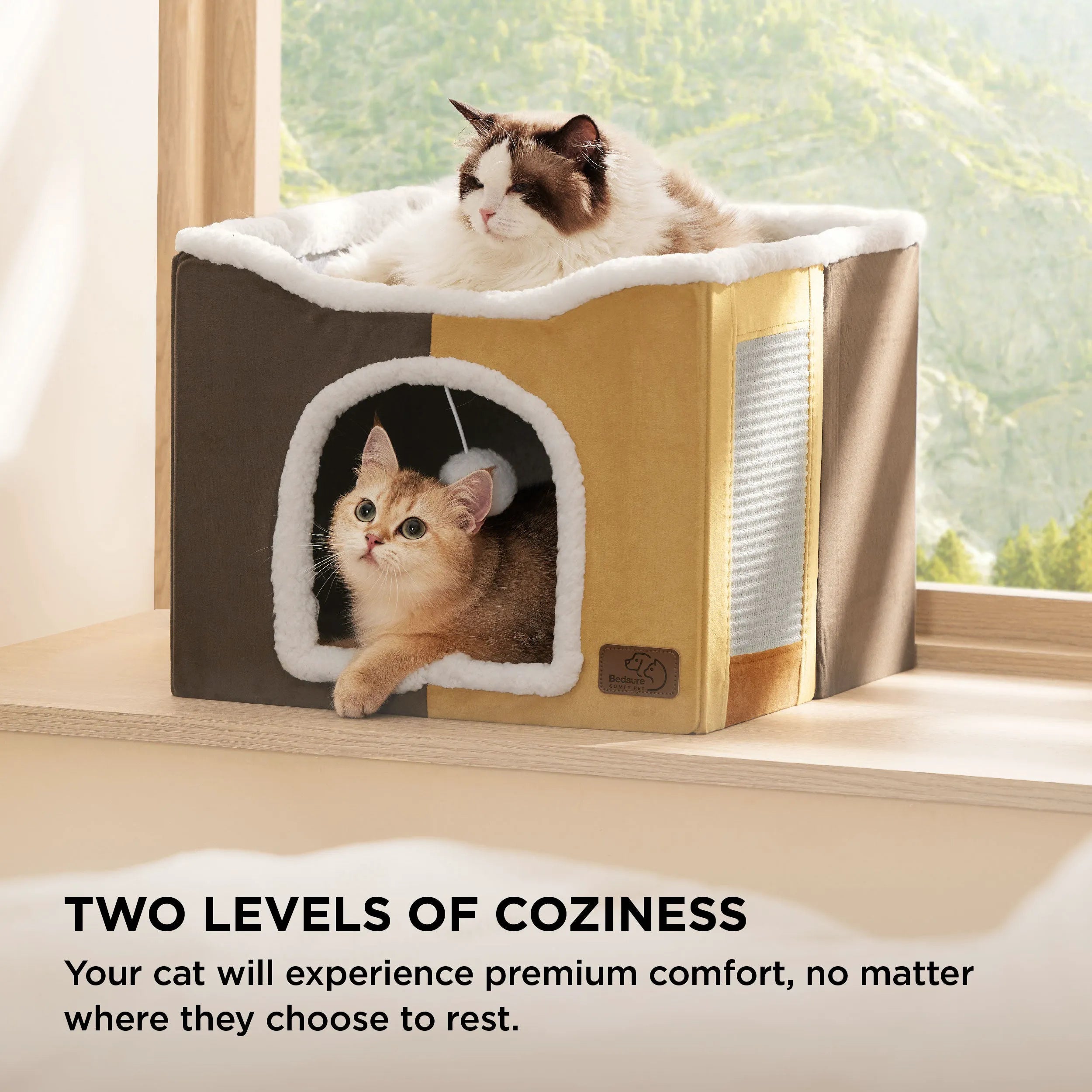Indoor Cat Bed and House for Pets