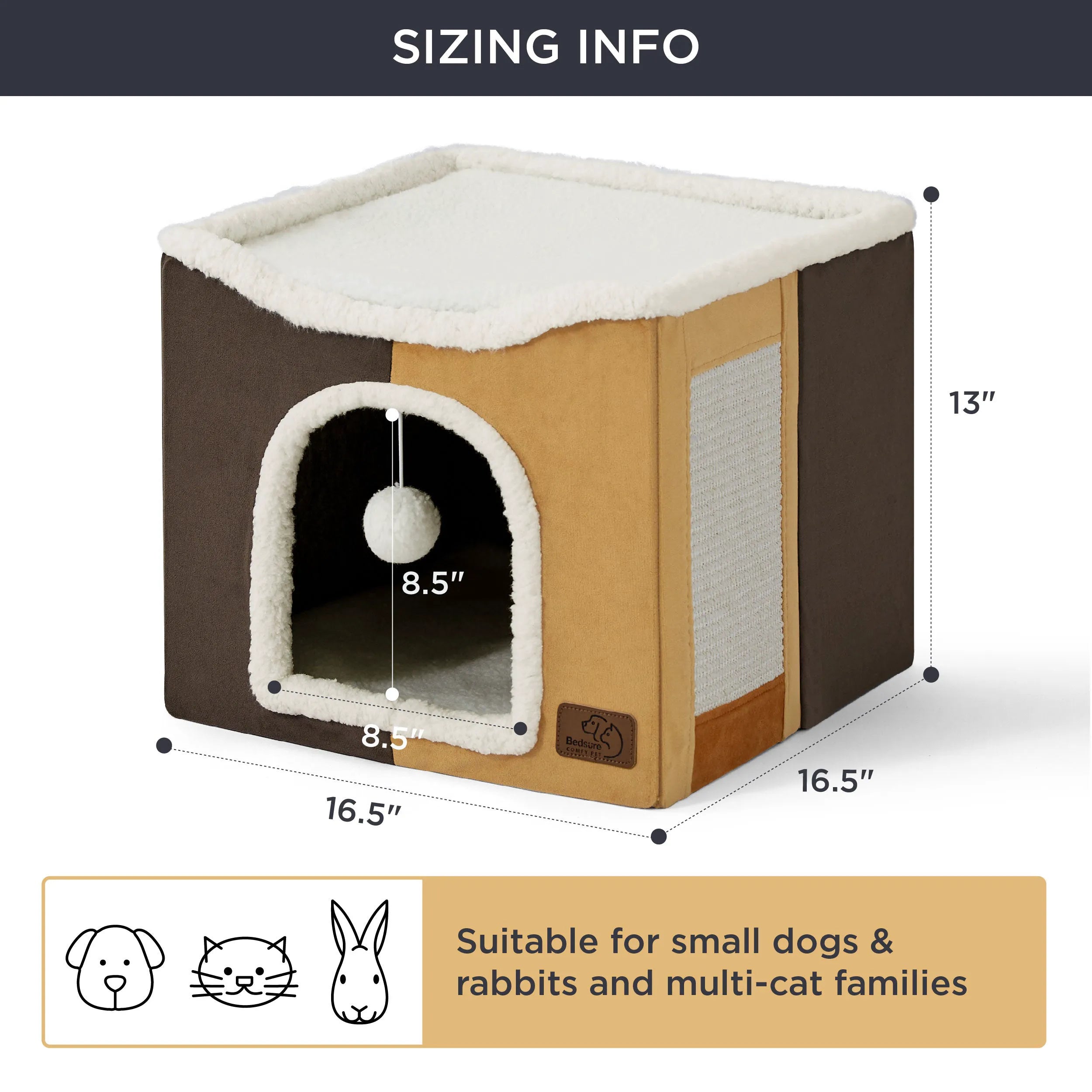 Indoor Cat Bed and House for Pets