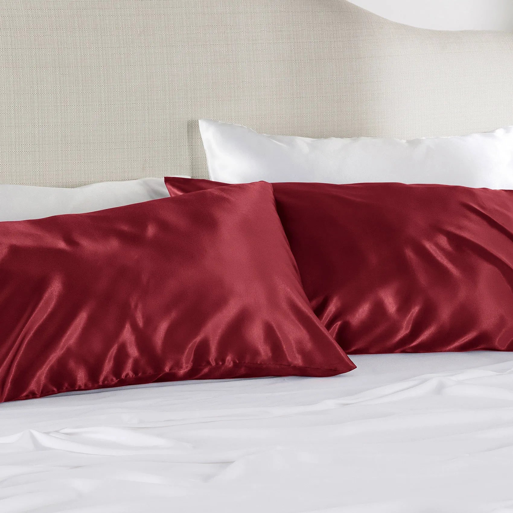 Luxurious Solid Satin Pillowcase