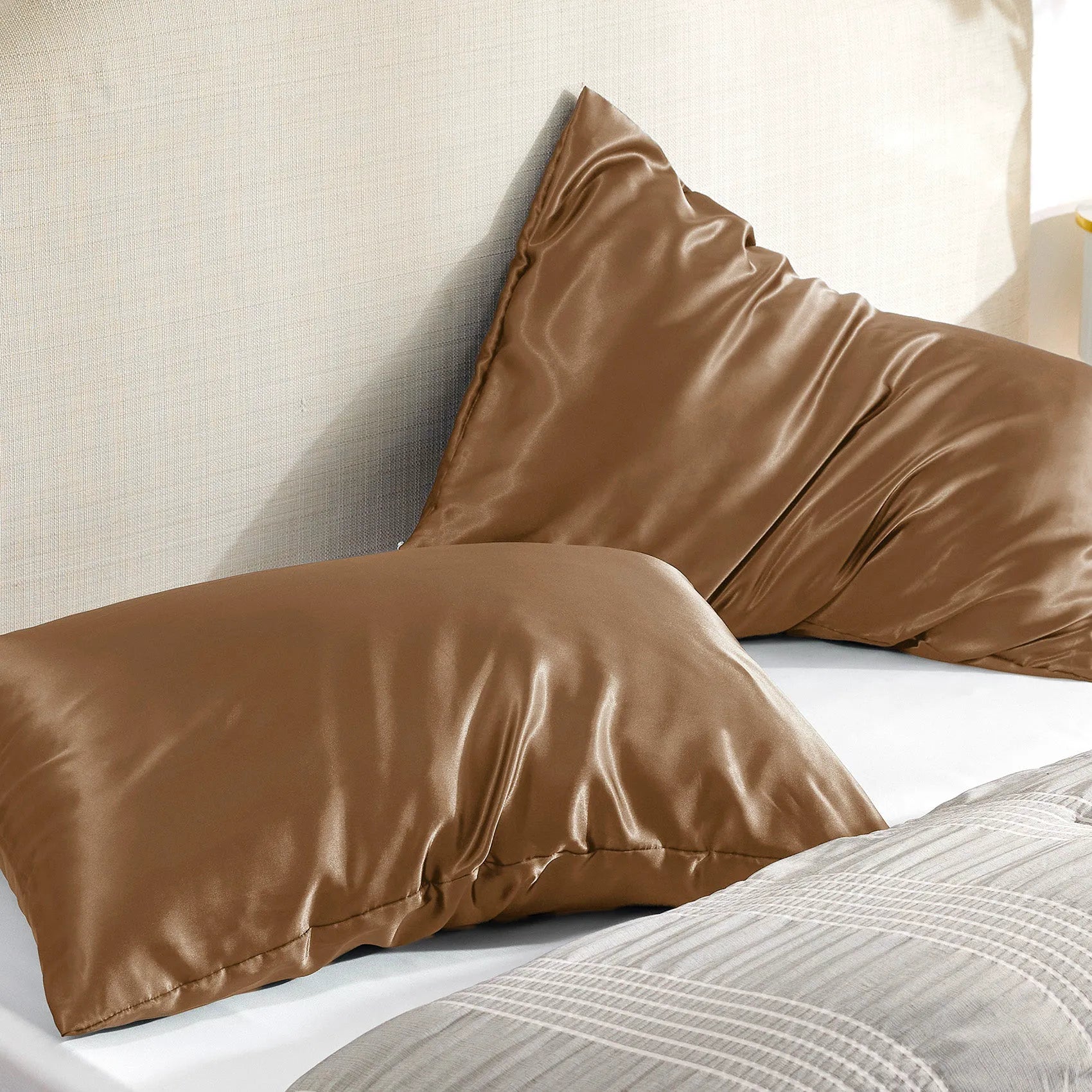 Luxurious Solid Satin Pillowcase