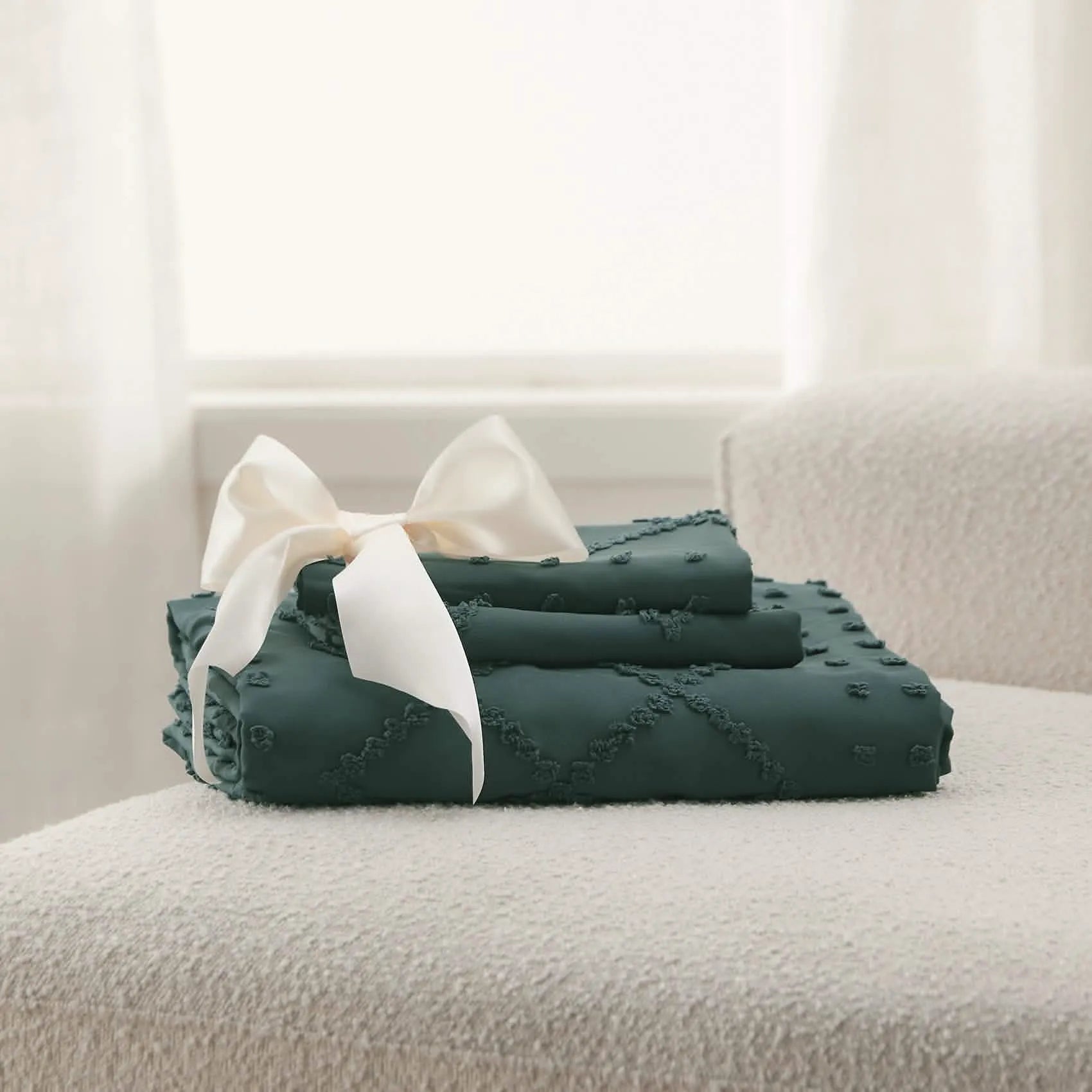 Boho Embroidery Duvet Cover Set