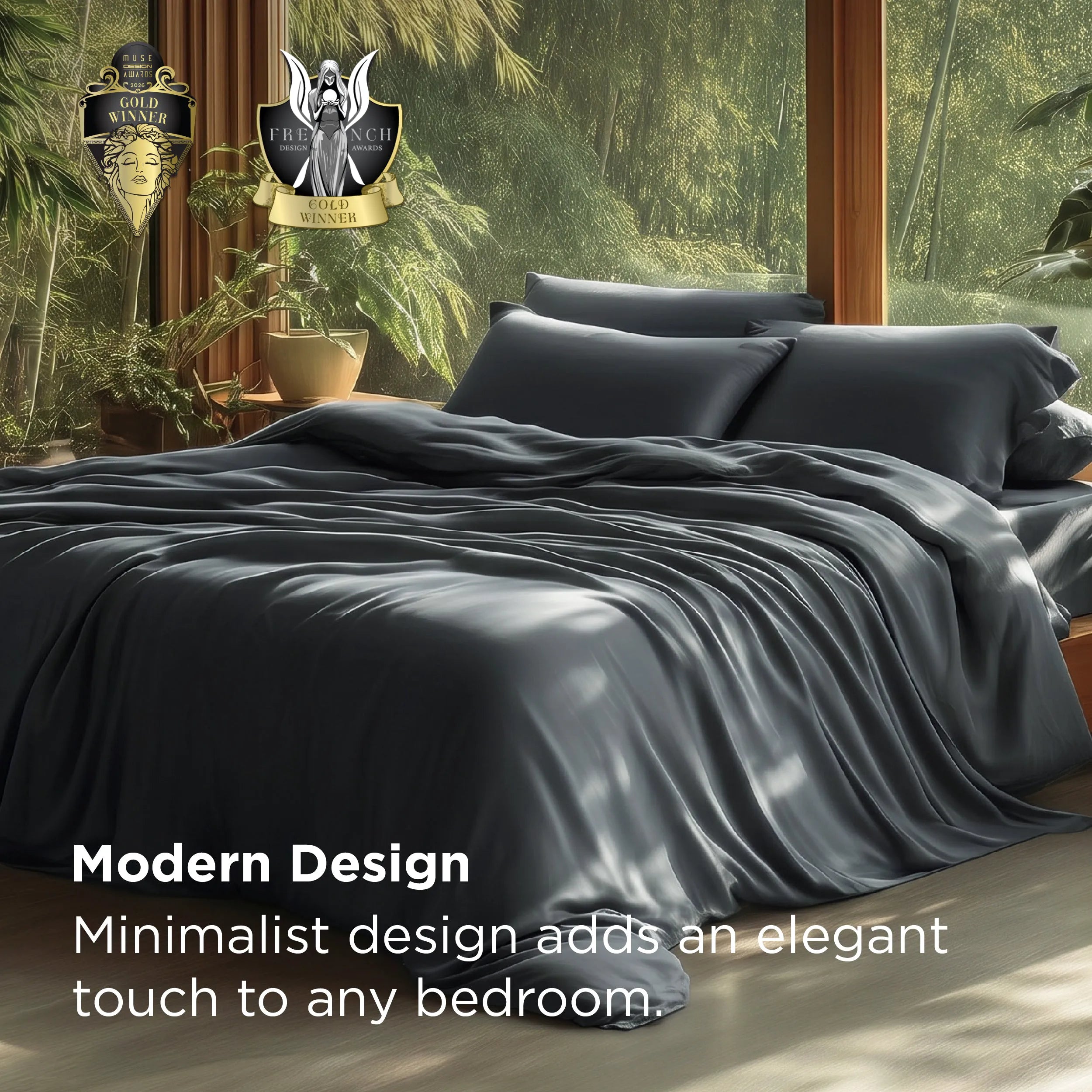 PureWoven™ Bamboo Rayon Duvet Cover Set