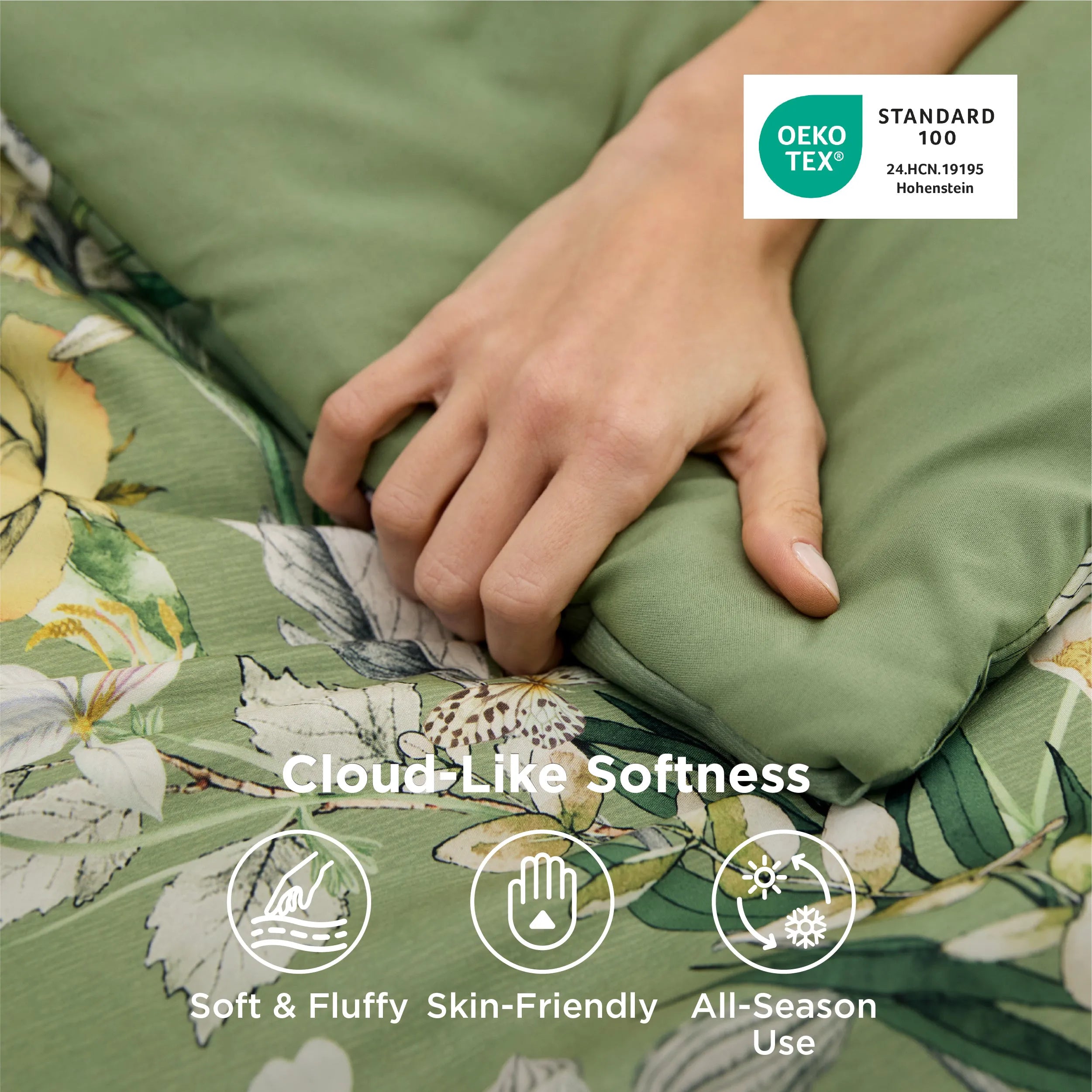 Vintage Botanical Comforter Set