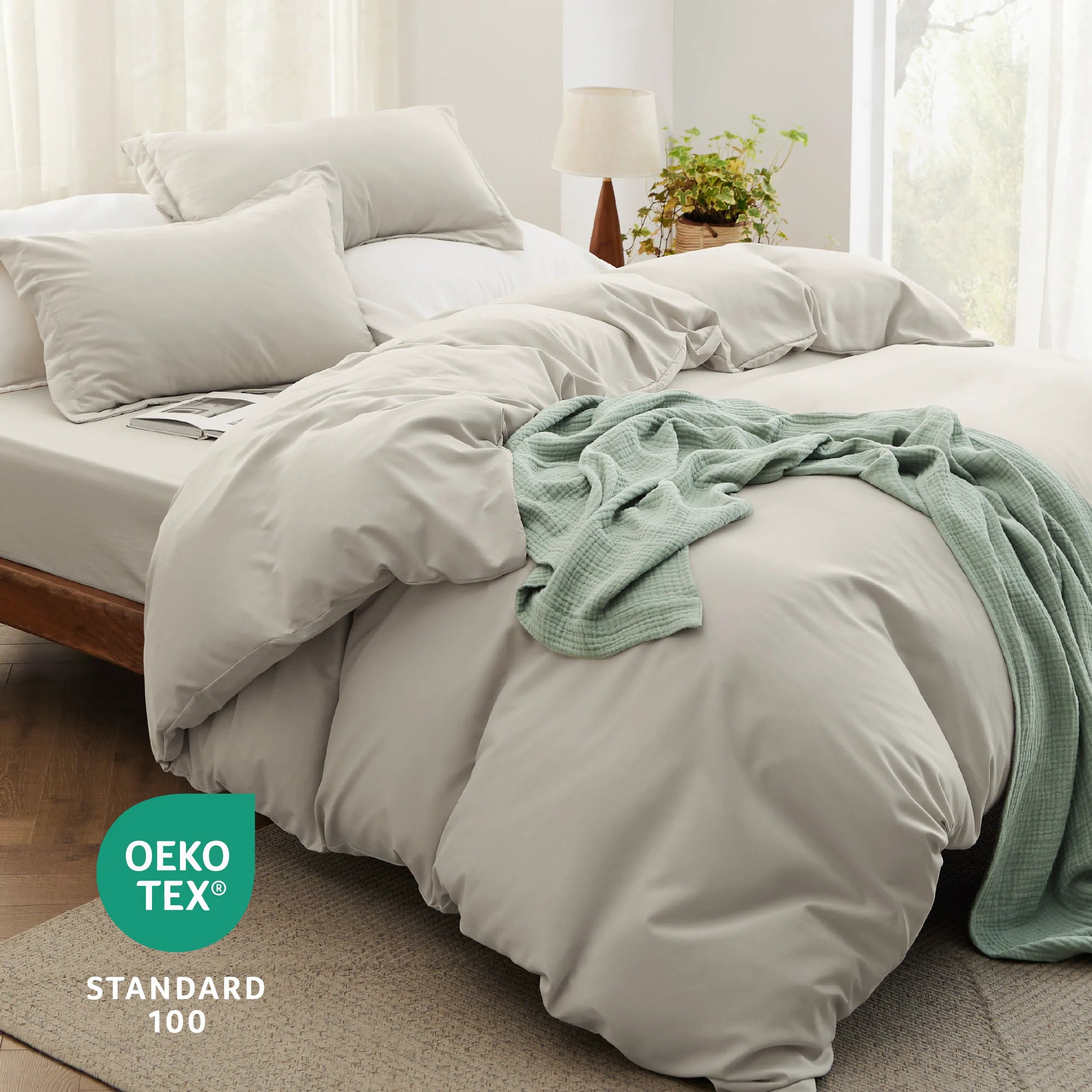 Prewashed Microfiber Duvet Cover Set