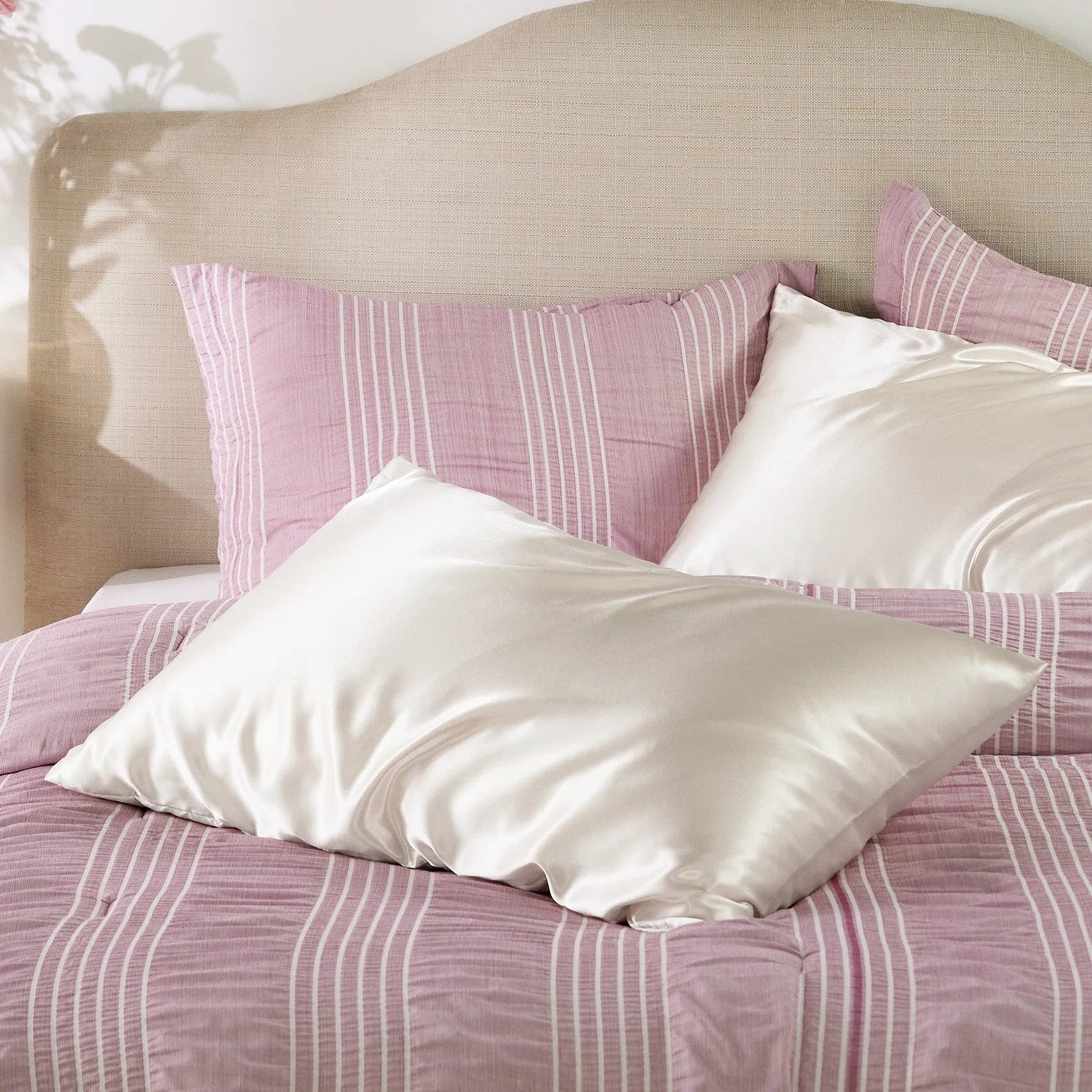 Luxurious Solid Satin Pillowcase