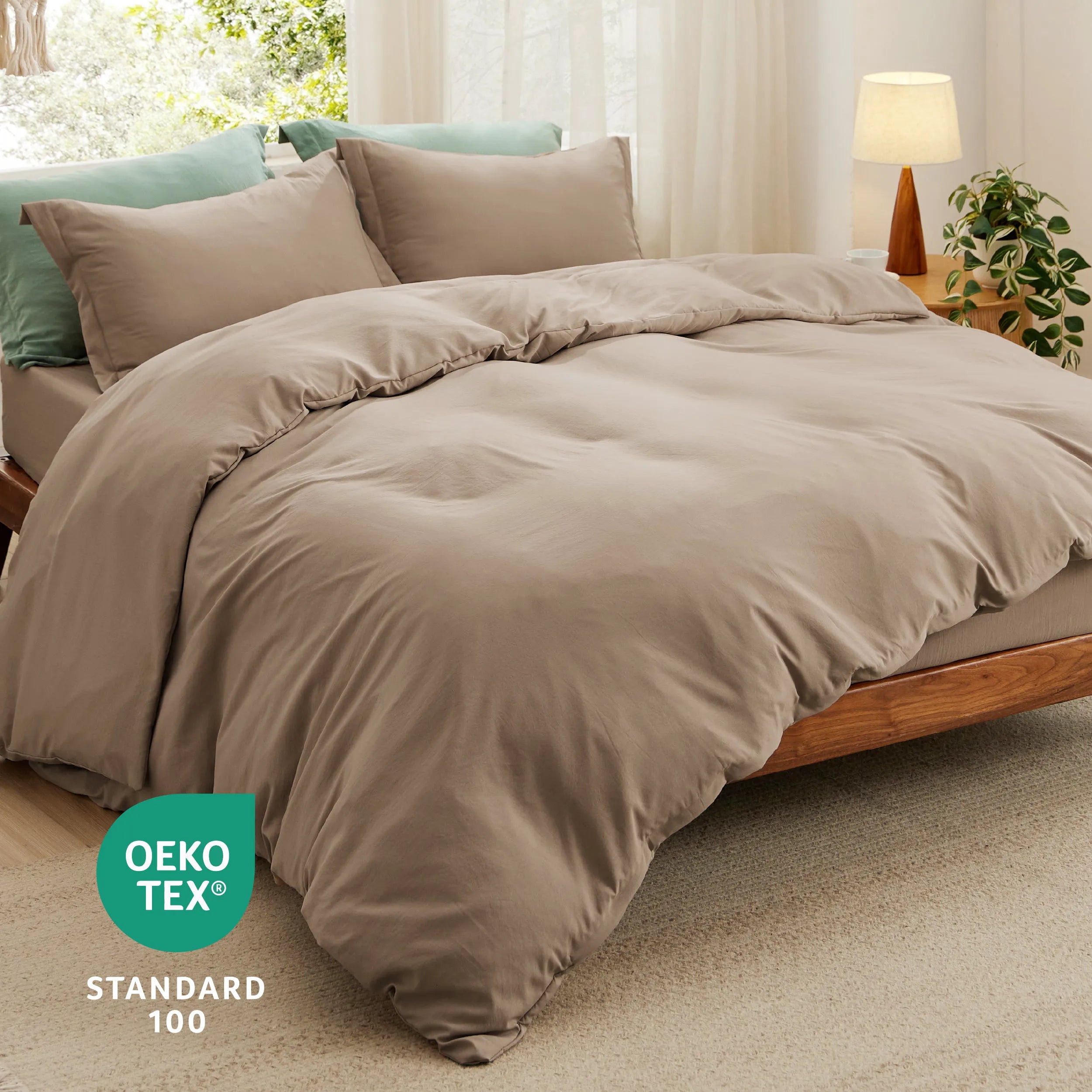 Prewashed Microfiber Duvet Cover Set