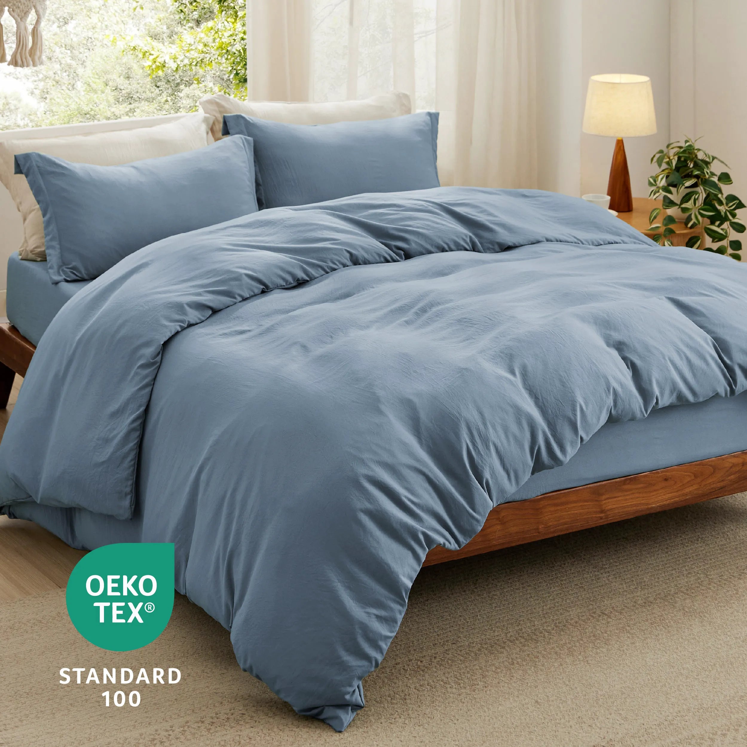 Prewashed Microfiber Duvet Cover Set