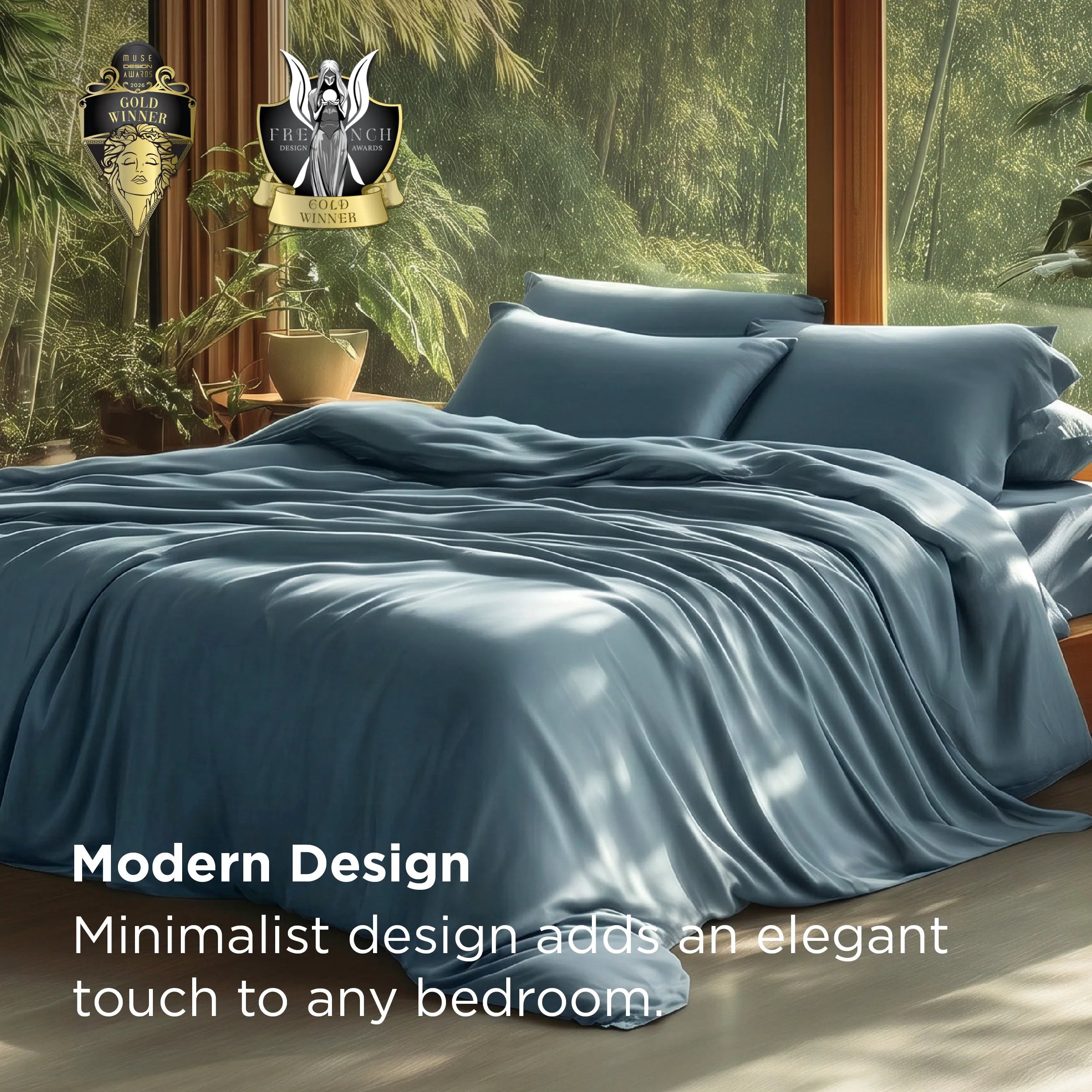 PureWoven™ Bamboo Rayon Duvet Cover Set
