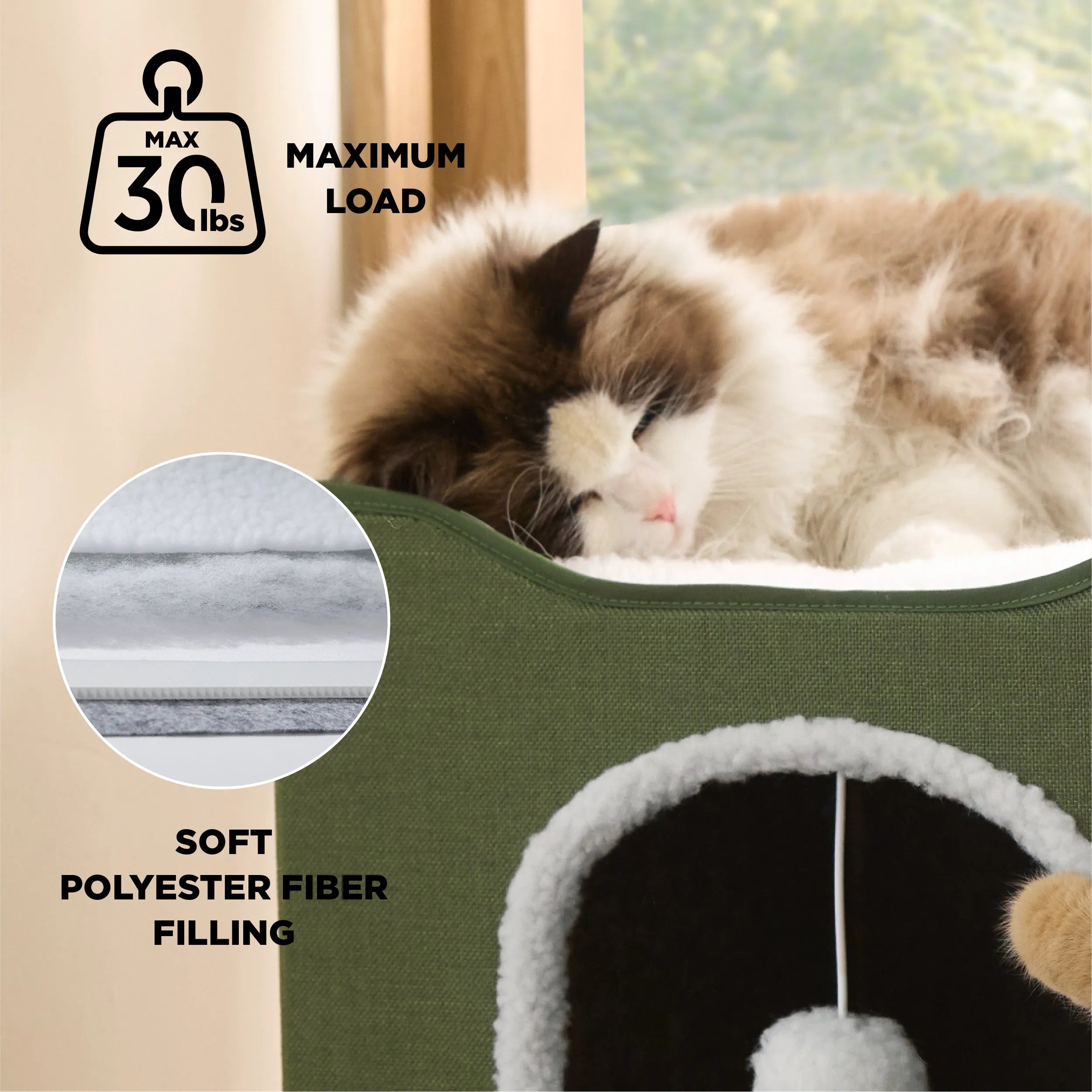 Indoor Cat Bed and House for Pets