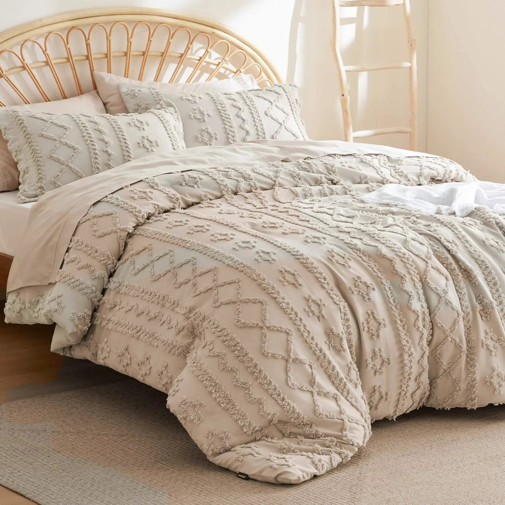 Boho Deluxe Embroidered Comforter Set