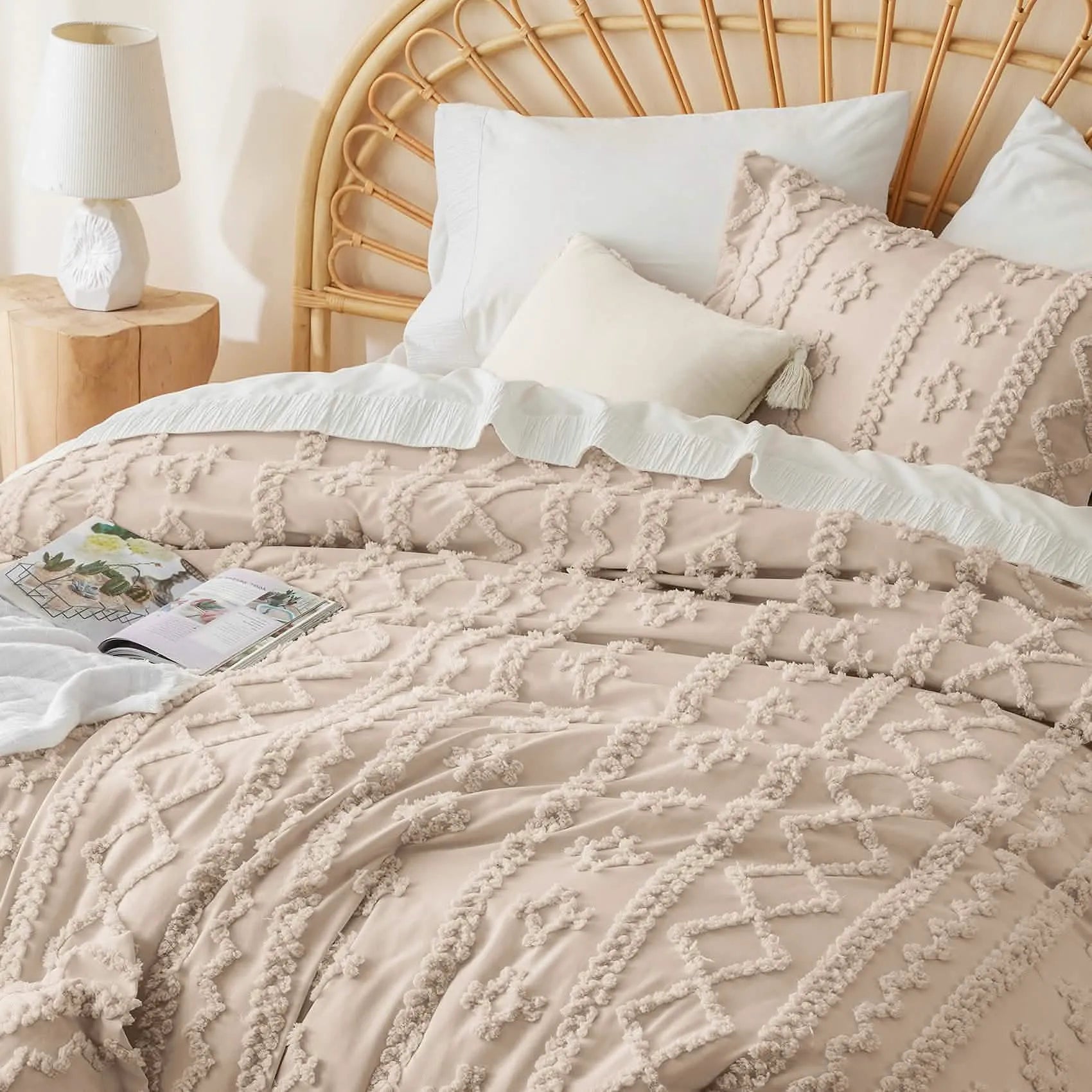Boho Deluxe Embroidered Comforter Set
