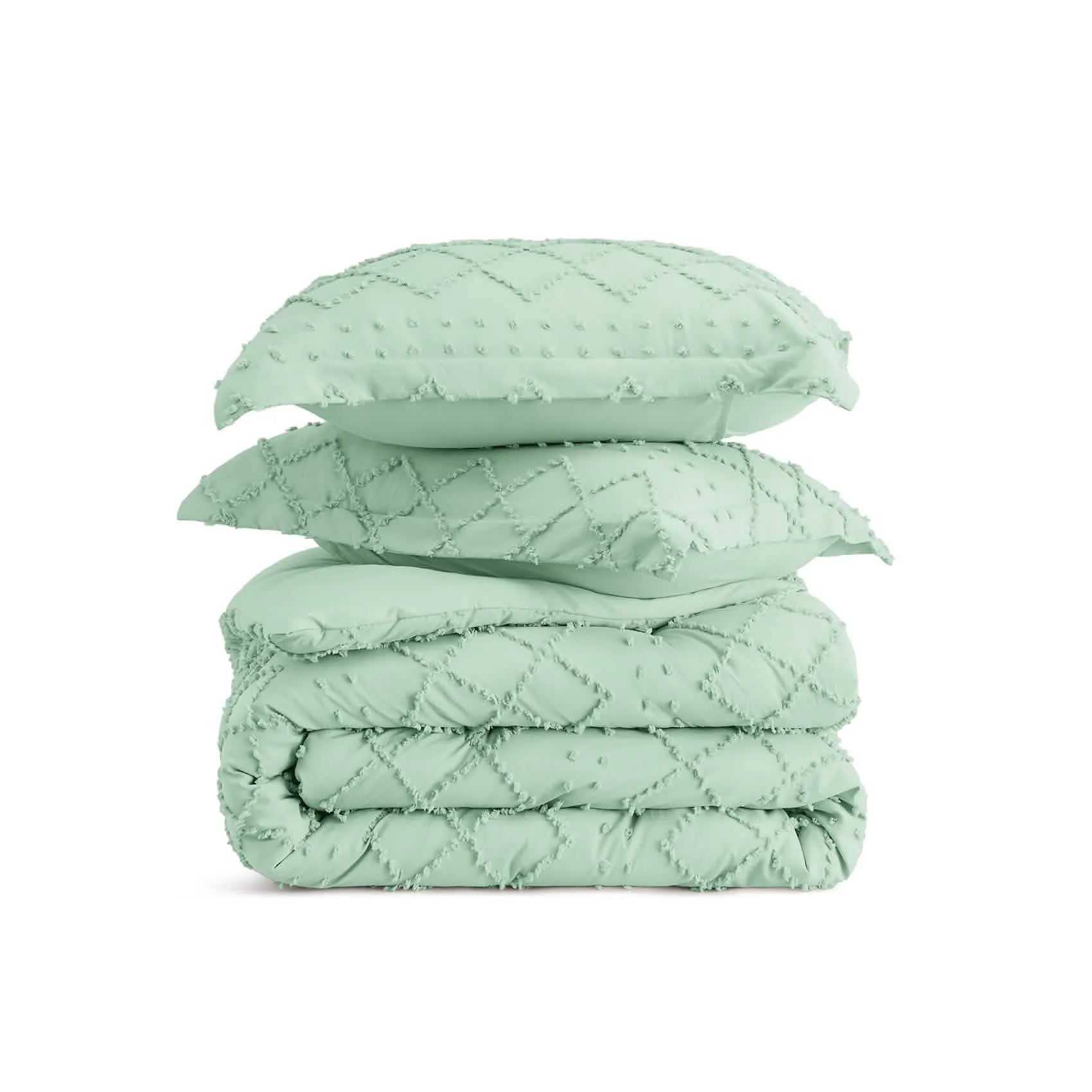 Tufted Embroidery Comforter Set