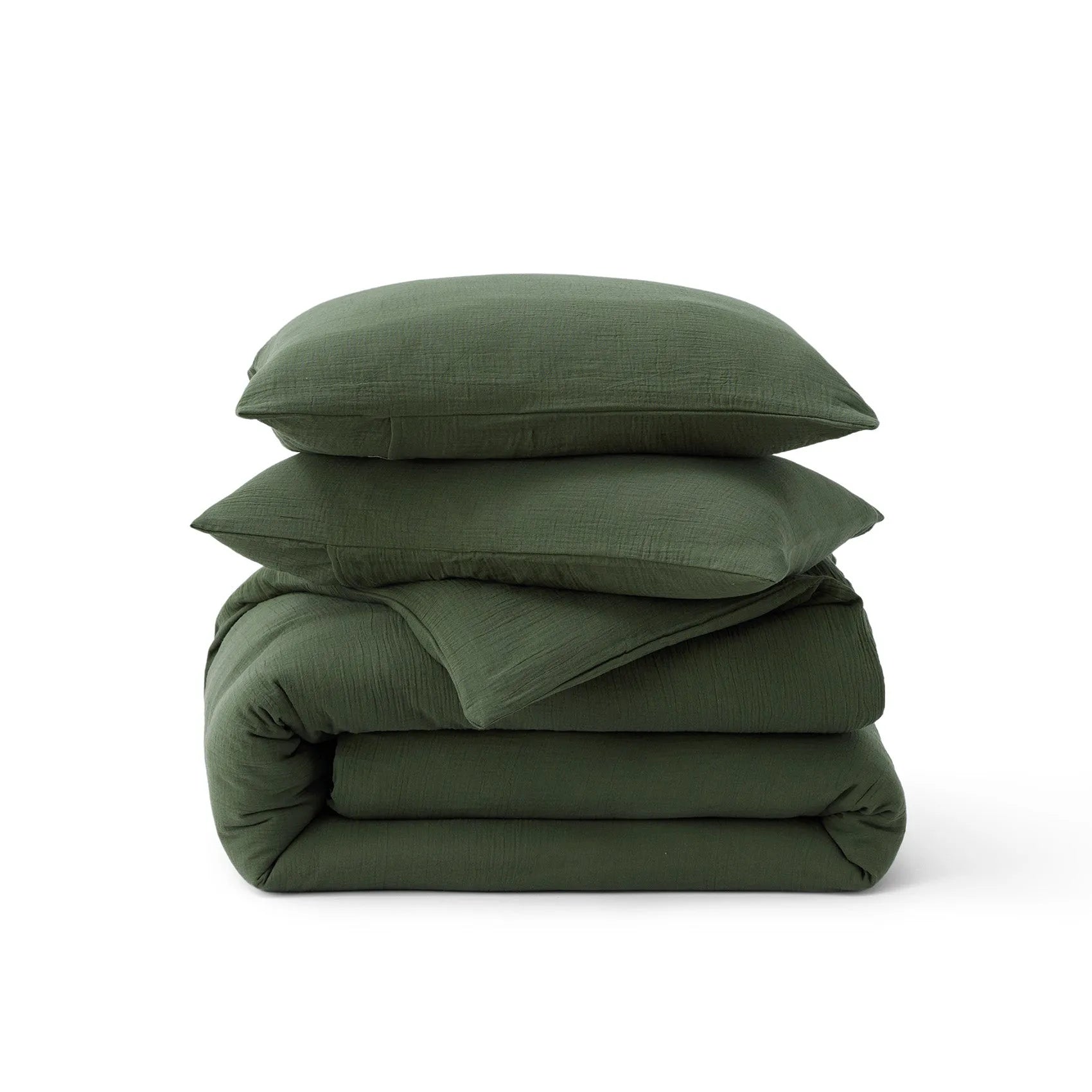 PureWoven™ Bamboo Cotton Muslin Duvet Cover Set