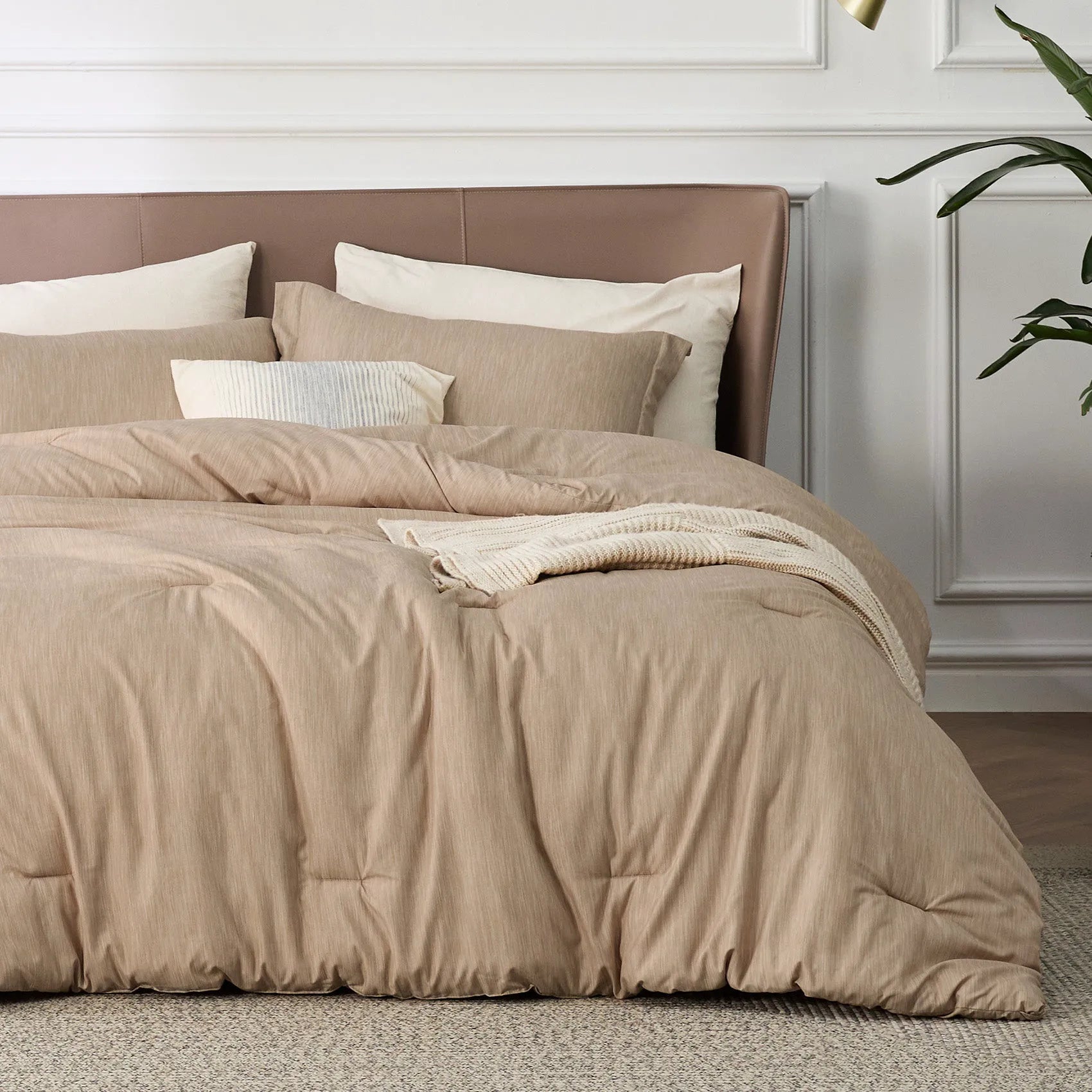 Cationic Dye Comforter Set - 90gsm