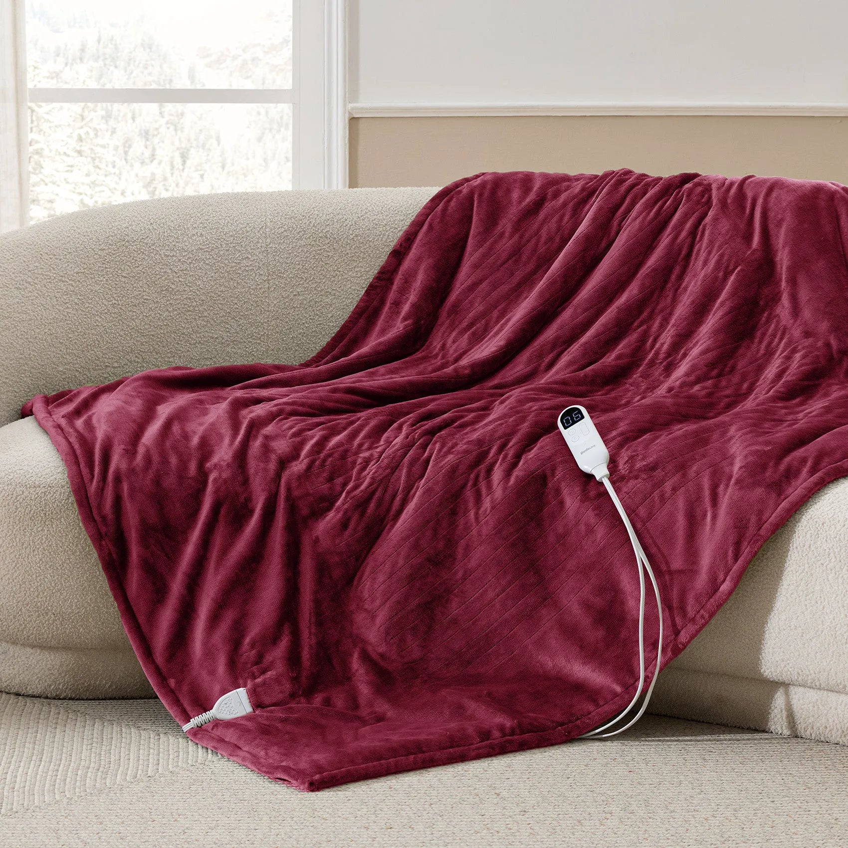 Heated Flannel Blanket