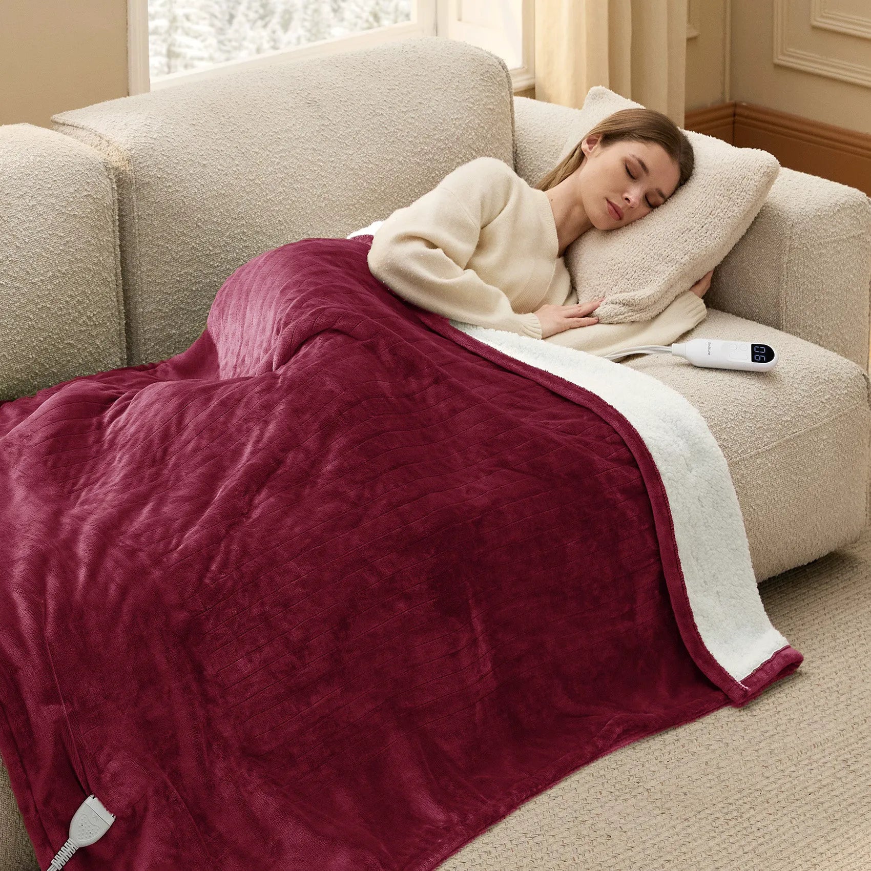 Heated Flannel Blanket